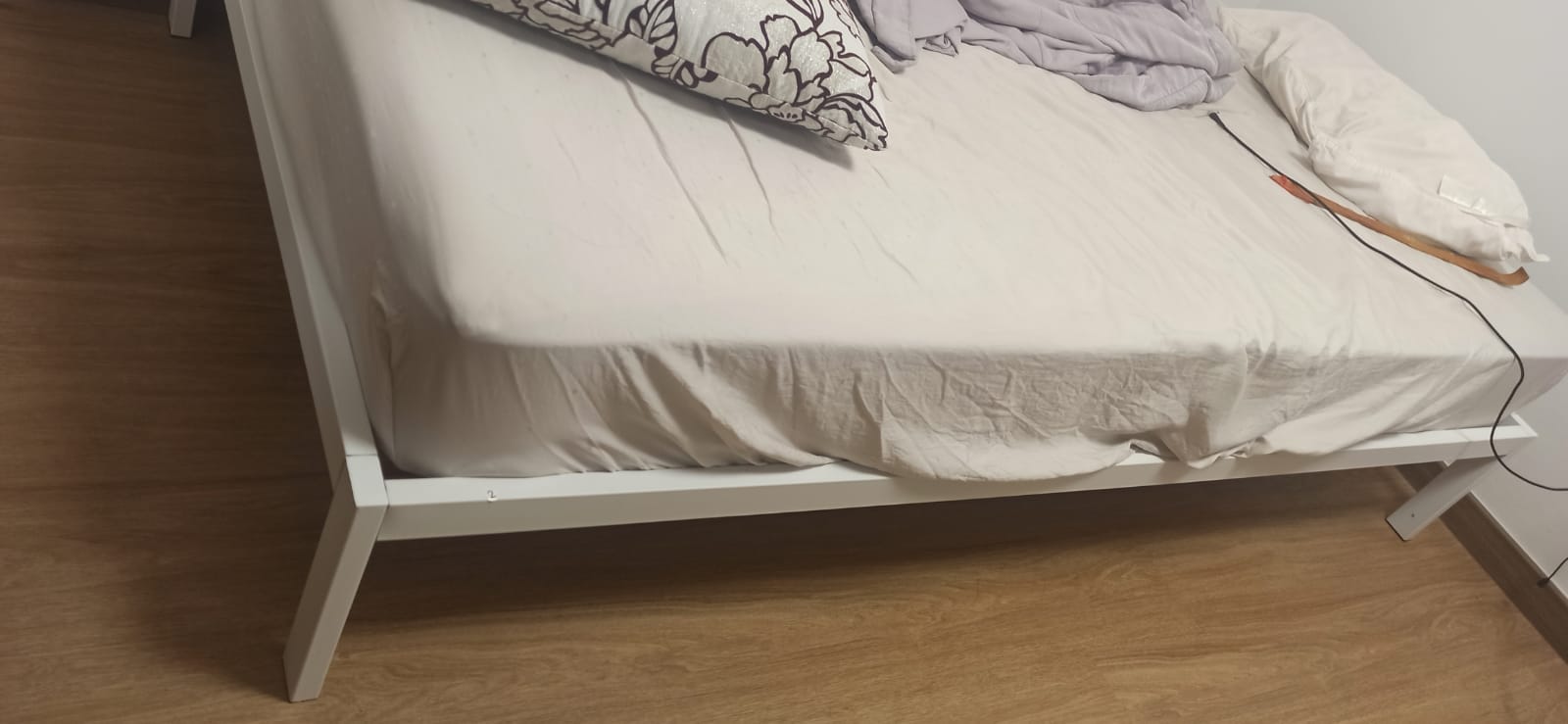 Customer home photo 1: simple, minimalistic design. tried the bed frame, not too bad. hopefully it would be durable.