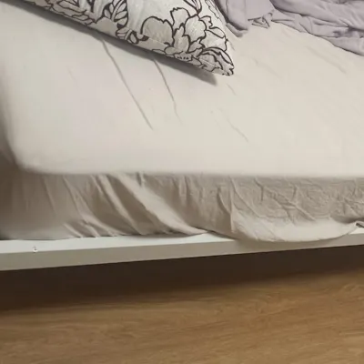 Customer home photo 1: simple, minimalistic design. tried the bed frame, not too bad. hopefully it would be durable.