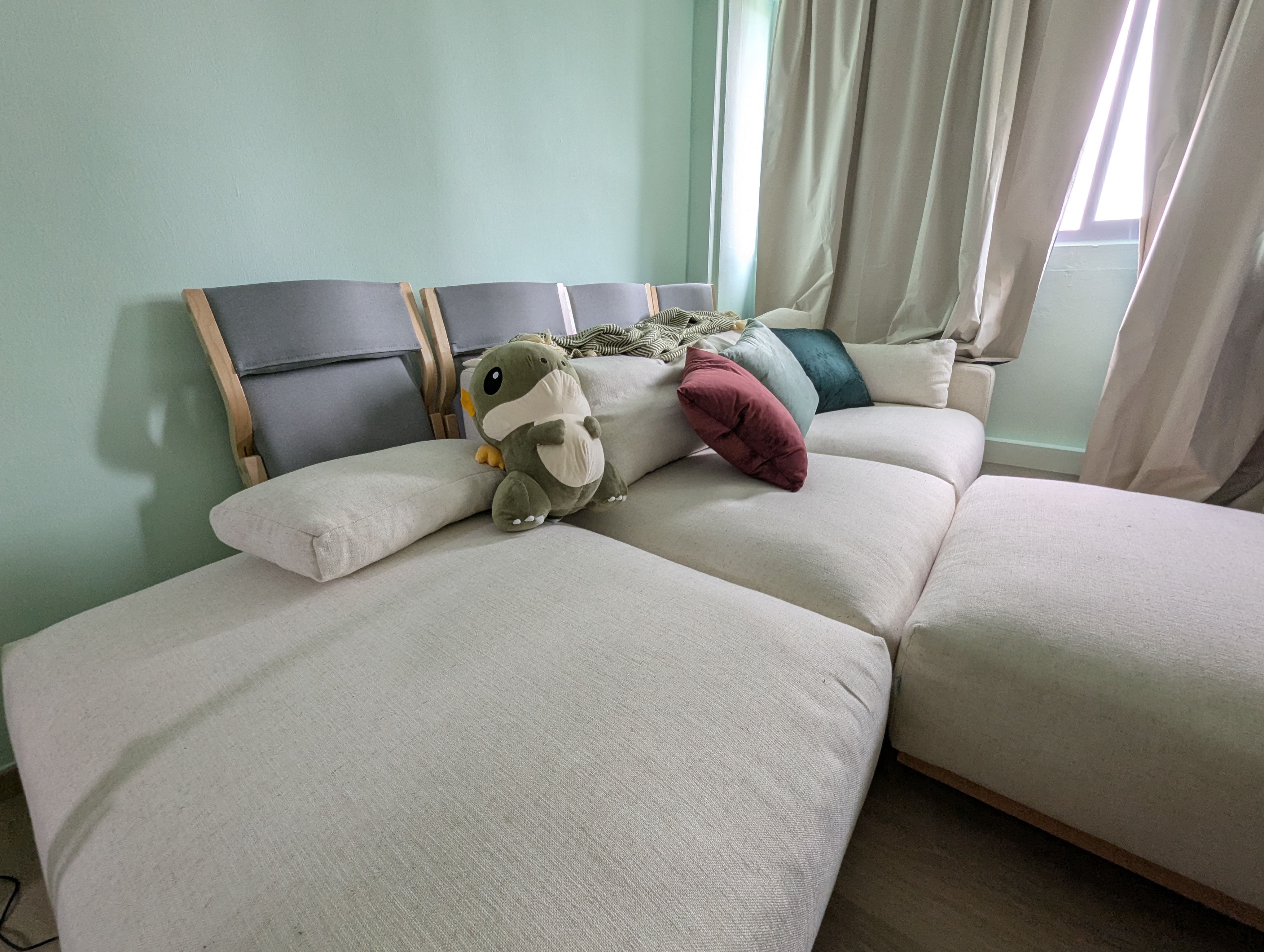 Customer home photo 1: Comfortable and modular, great for changing around layout