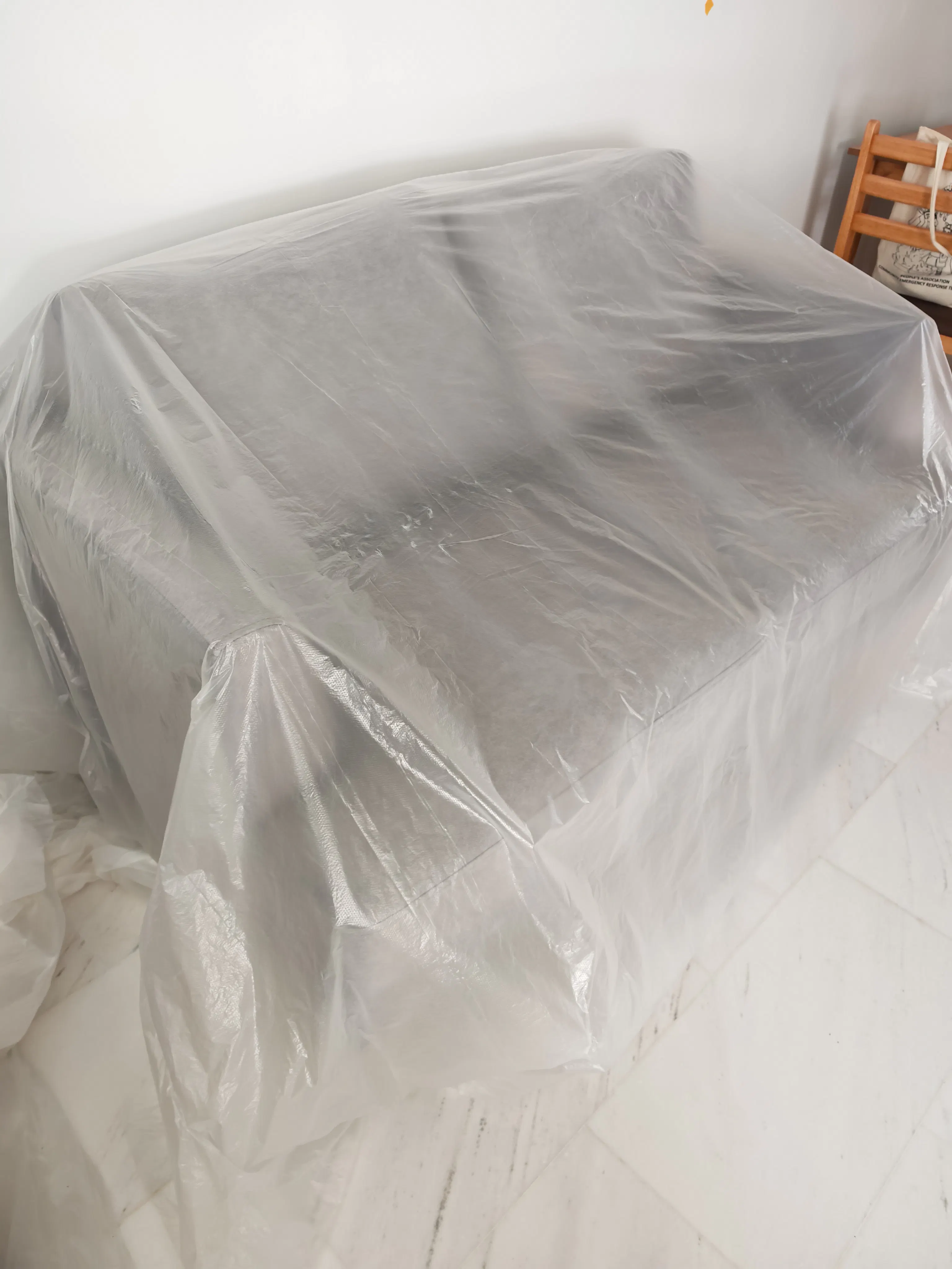 Customer home photo 1: Very comfortable (ignore the plastic sheet to avoid reno dust)