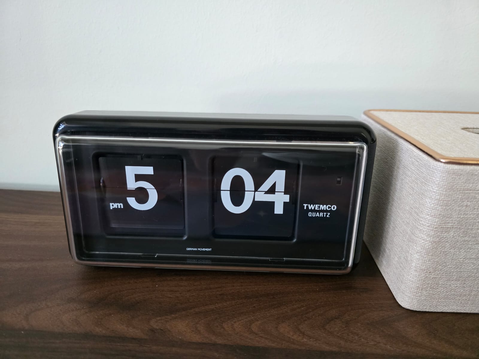 TWEMCO Table Clock - Grey, TWEMCO Retro Clocks | View at HipVan