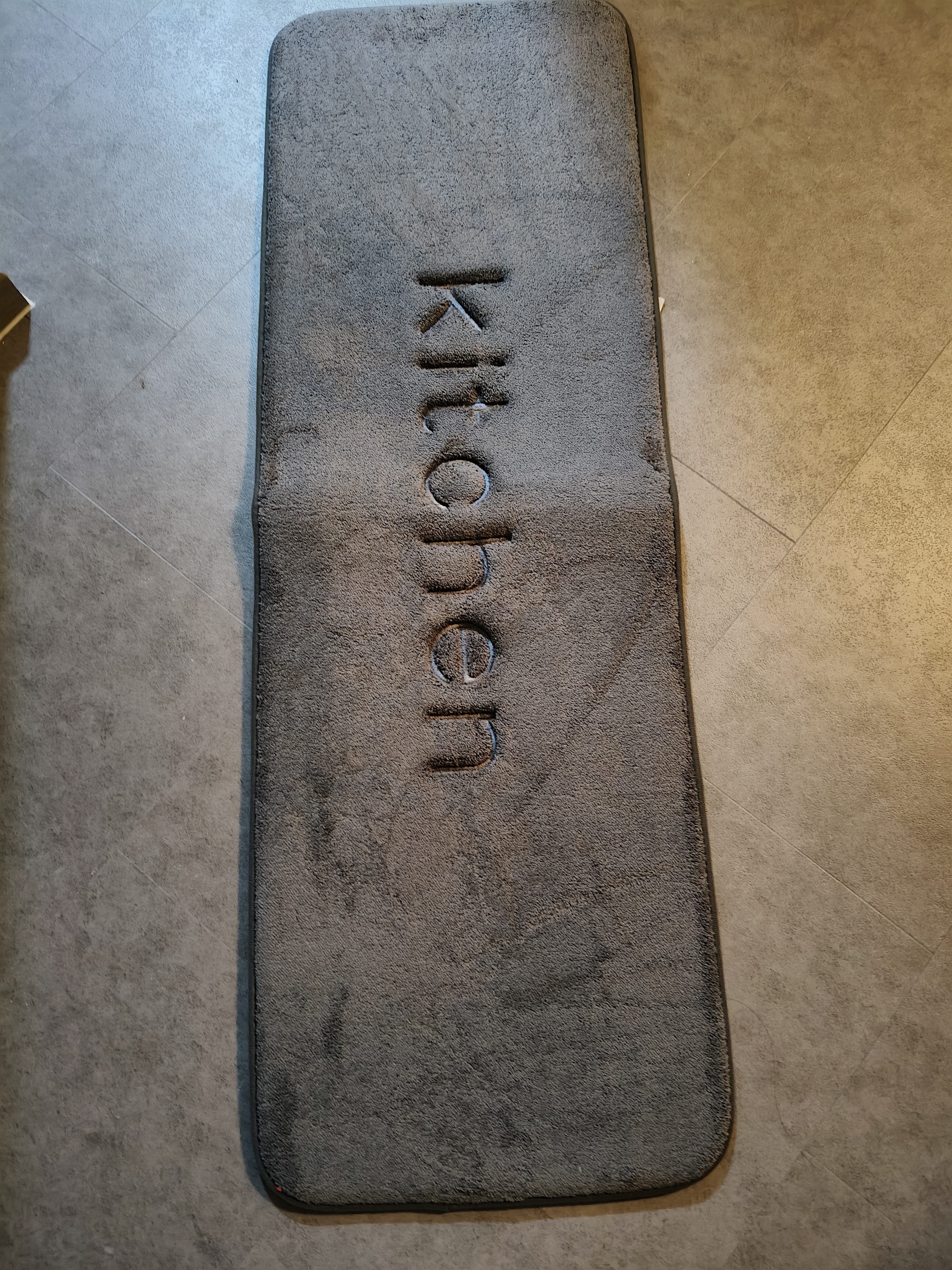 Mateo Kitchen Mat - Dark Grey