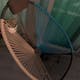 Acapulco Lounge Chair - Taupe, Black, Blue Mix