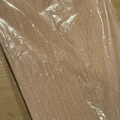 Customer home photo 8: Pretty blush pink that lookd great in guest bathroom. Good texture and absorption too.