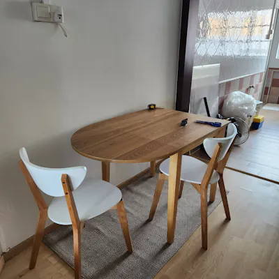 Customer home photo 35: very comfy and functional desigm, bought it together with the extendable dining table