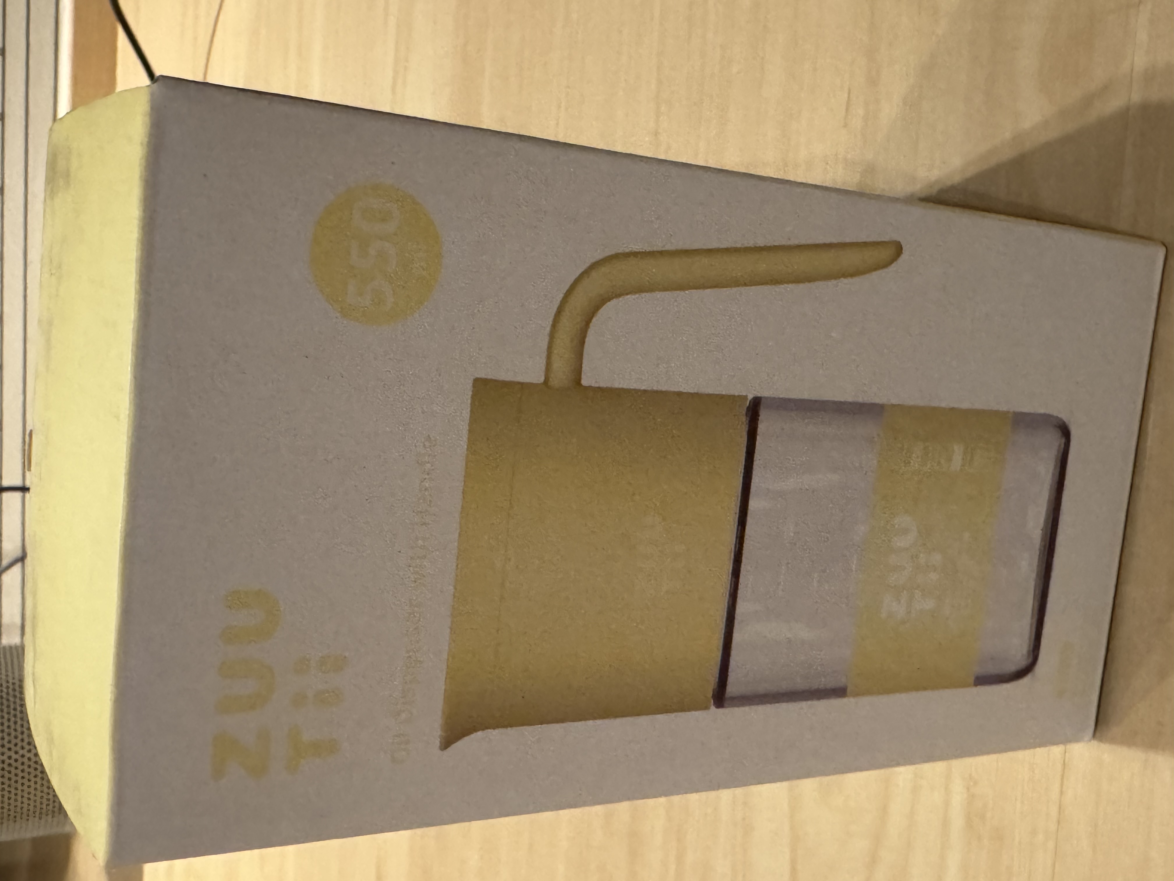 Zuutii Oil Dispenser with Handle - Creamy Yellow