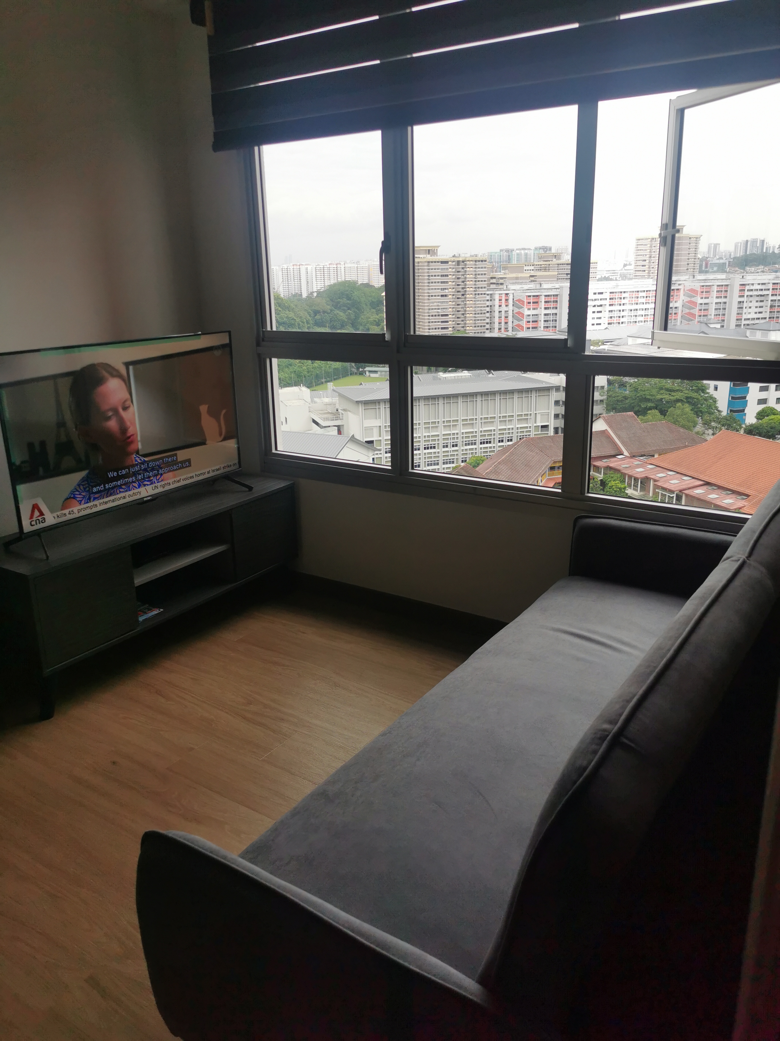 Customer home photo 7: First time buying from HIPvan. I was hesitant but after reading positive reviews abt HipVan and their products, I was totally sold. With the price point being a concern, this sofa bed was a great buy. Comfy and suits my deco.