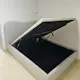 Arianna Queen Storage Bed - Light Grey Boucle