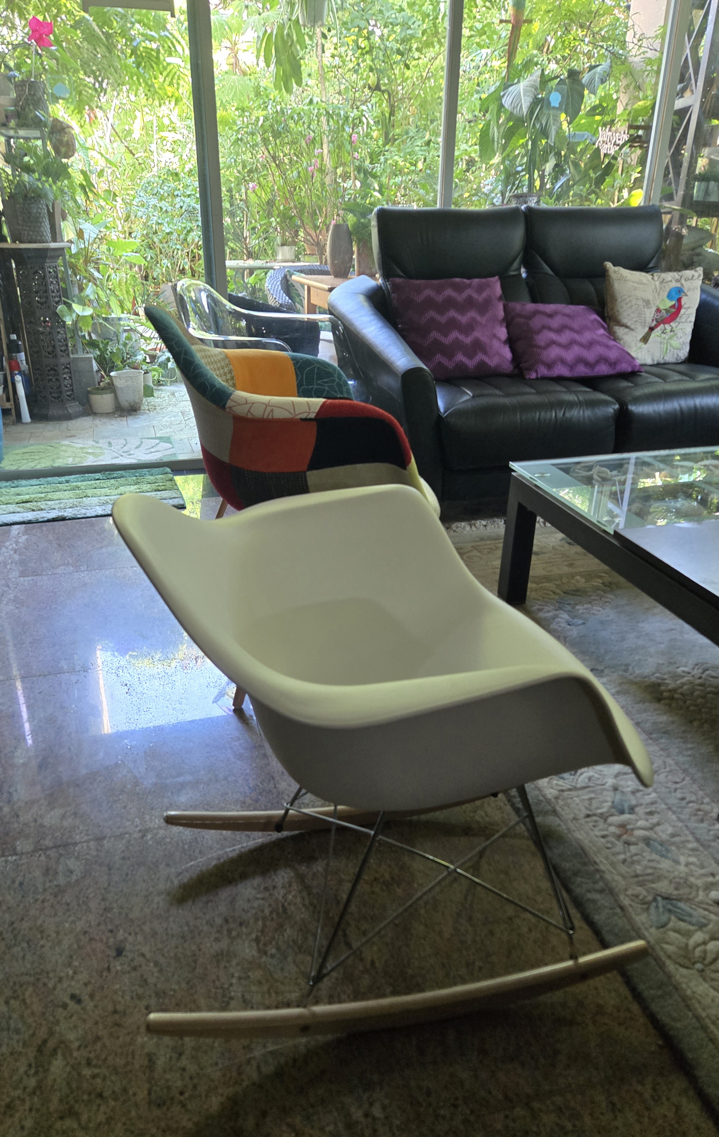 Customer home photo 14: A modern verson of a rocking chair.  It becomes a conversational piece.