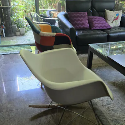 Customer home photo 14: A modern verson of a rocking chair. It becomes a conversational piece.