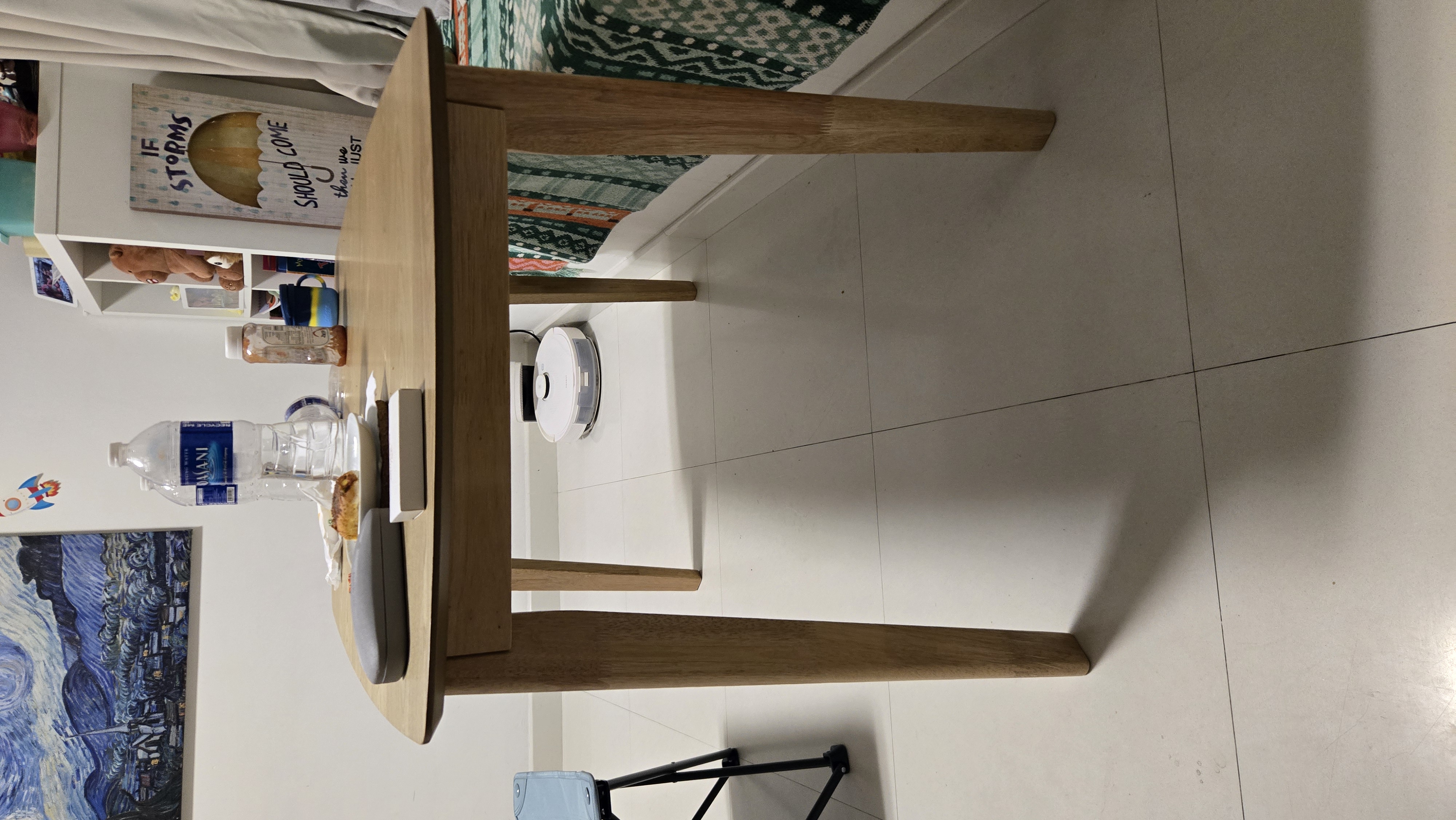 Customer home photo 5: Sleek and extendable its exactly what I was looking for. The wood color is also good and goes with my other furnishing. Thanks for quick delivery and assembly.
