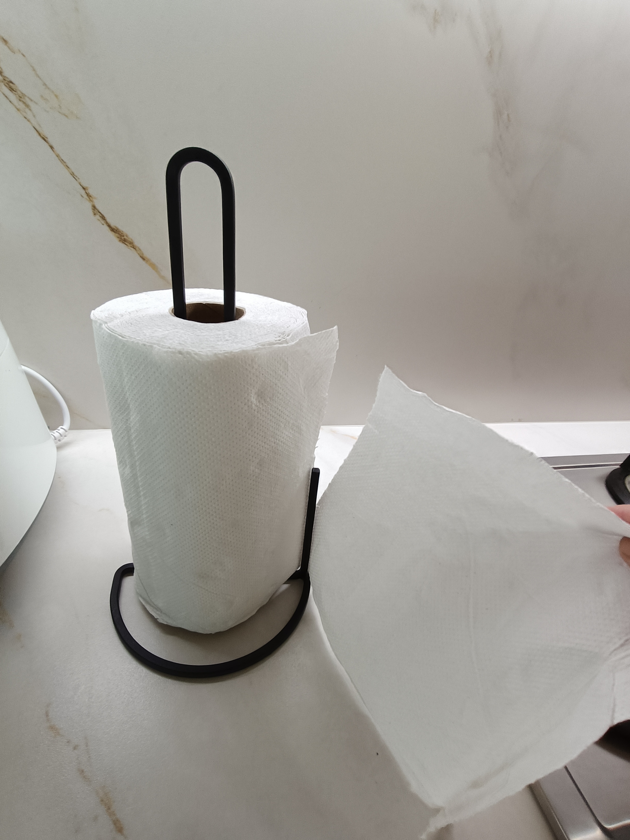 Squire Paper Towel Holder - Black