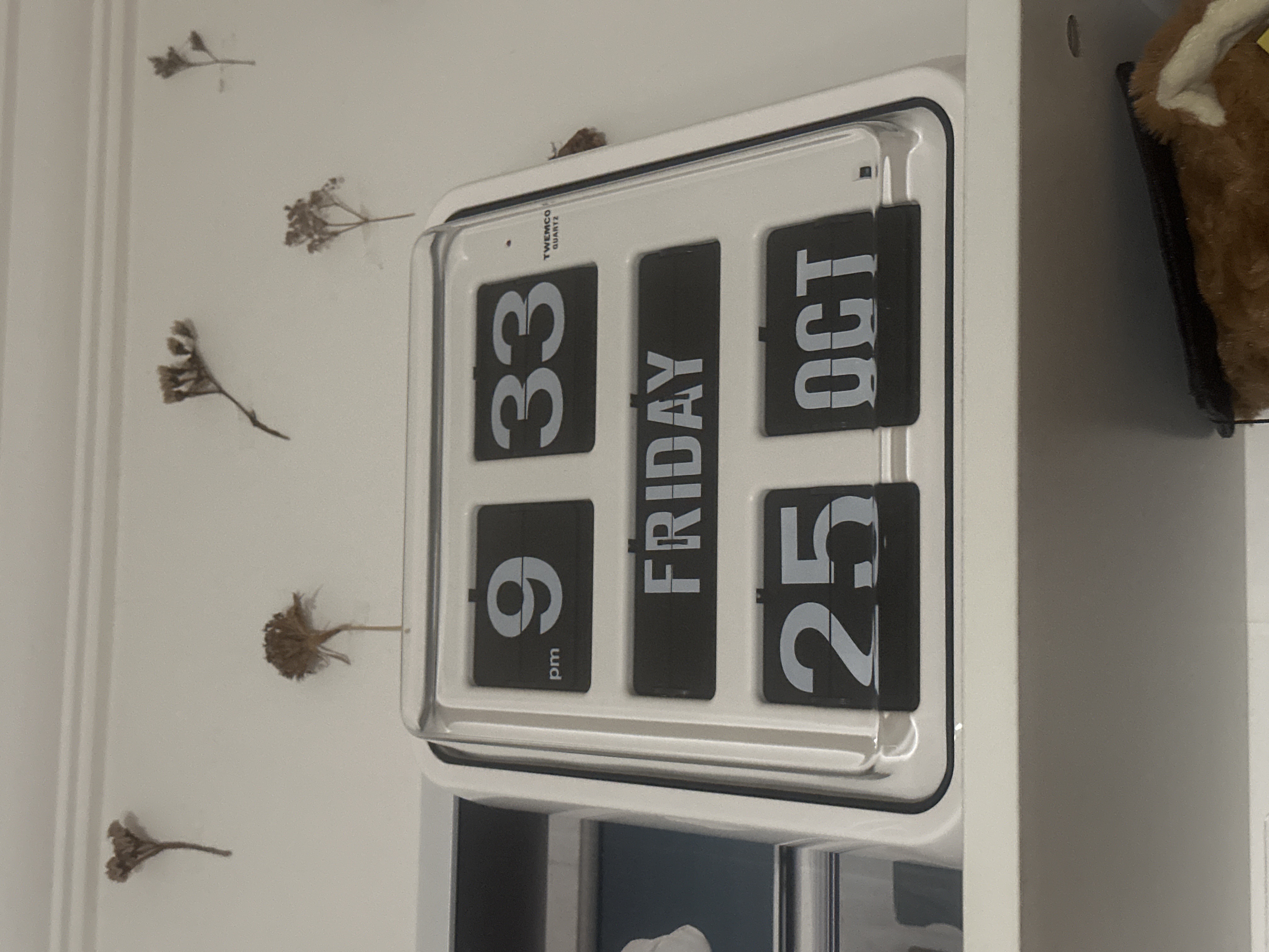 Customer home photo 3: Arrived in good condition. Well built and high quality material used for the clock. Perfect balance between functionality and aesthetic. Suitable for most home designs and adds character to the space.