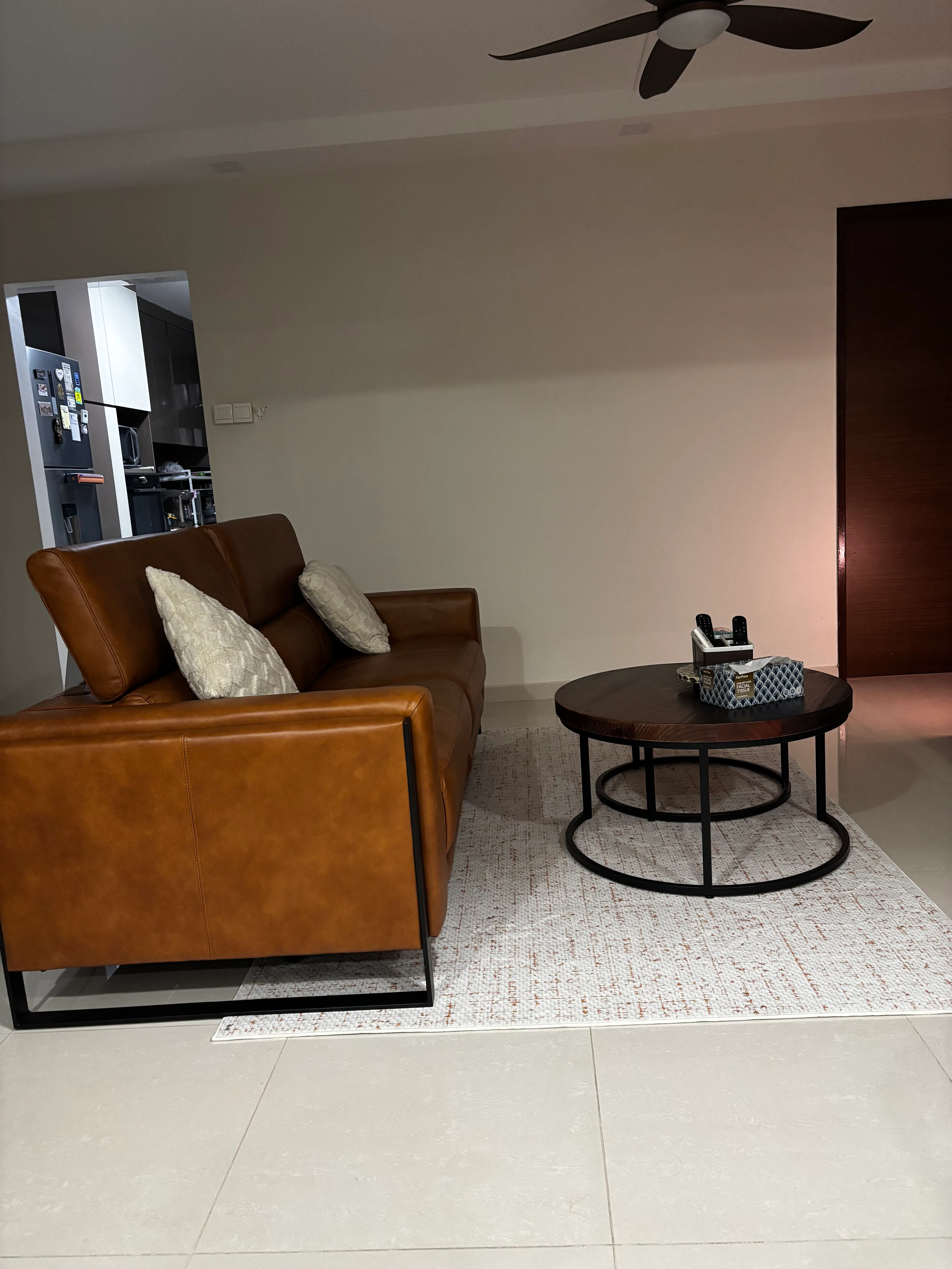 Customer home photo 1: The carpet is light n smooth , comfortable to sit on it too .