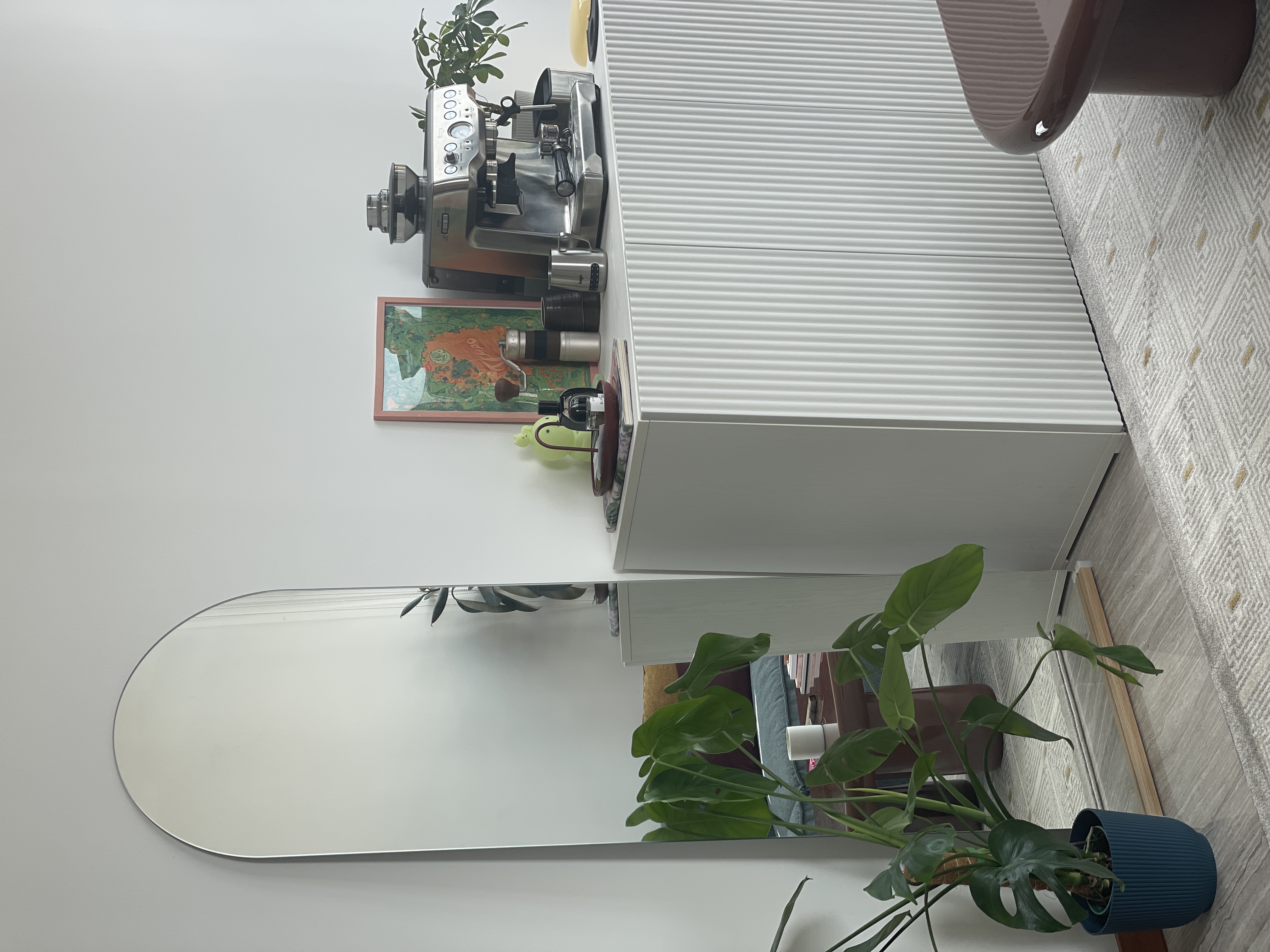 Customer home photo 64: Nice mirror that can fit anywhere, but a bit flimsy