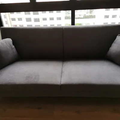 Customer home photo 4: Comfortable sofa can act as a bed and can sit more than 3 or more person. Nice colors.