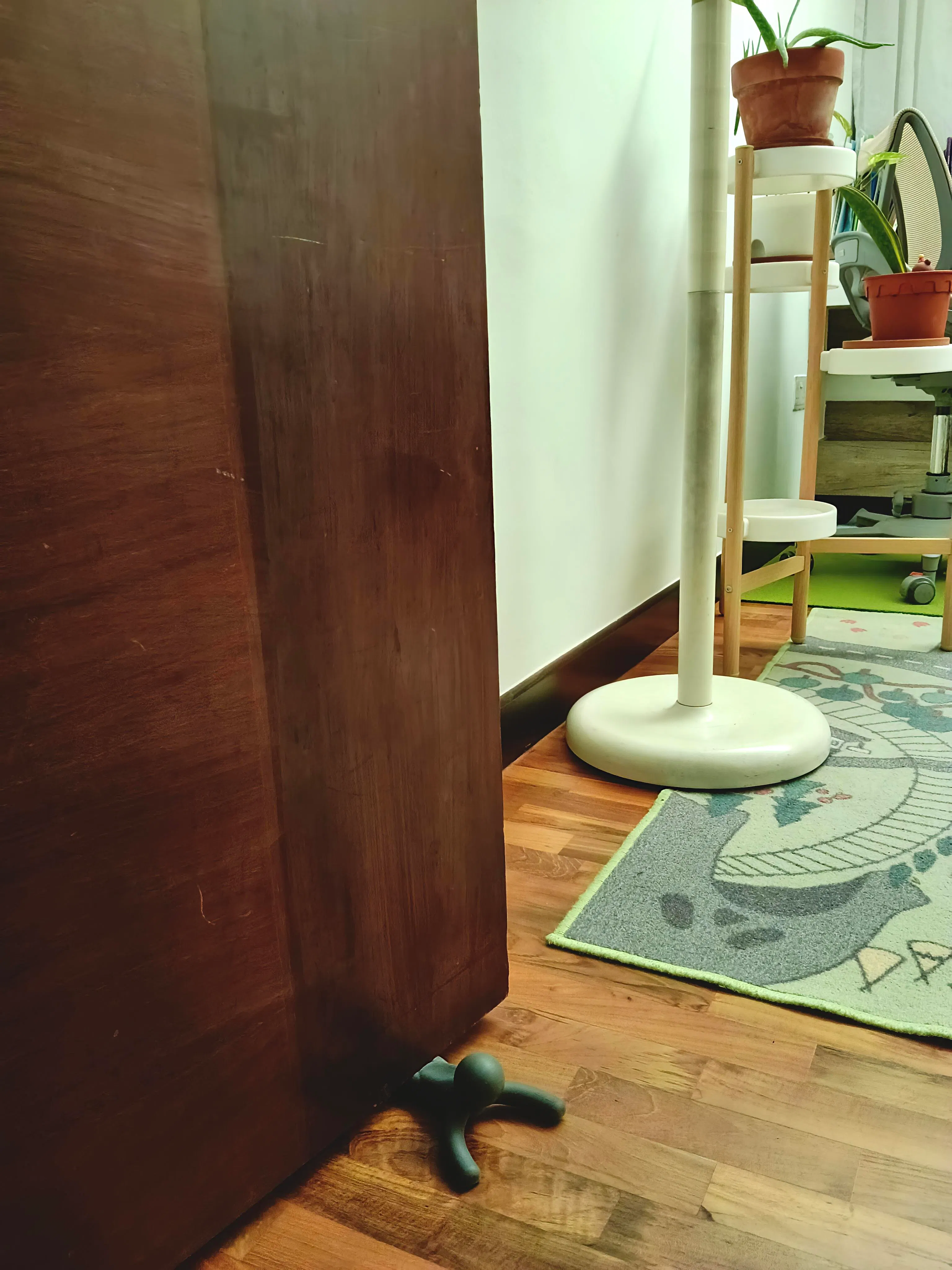 Customer home photo 1: Add a playful twist to the room while working well as a door stopper.