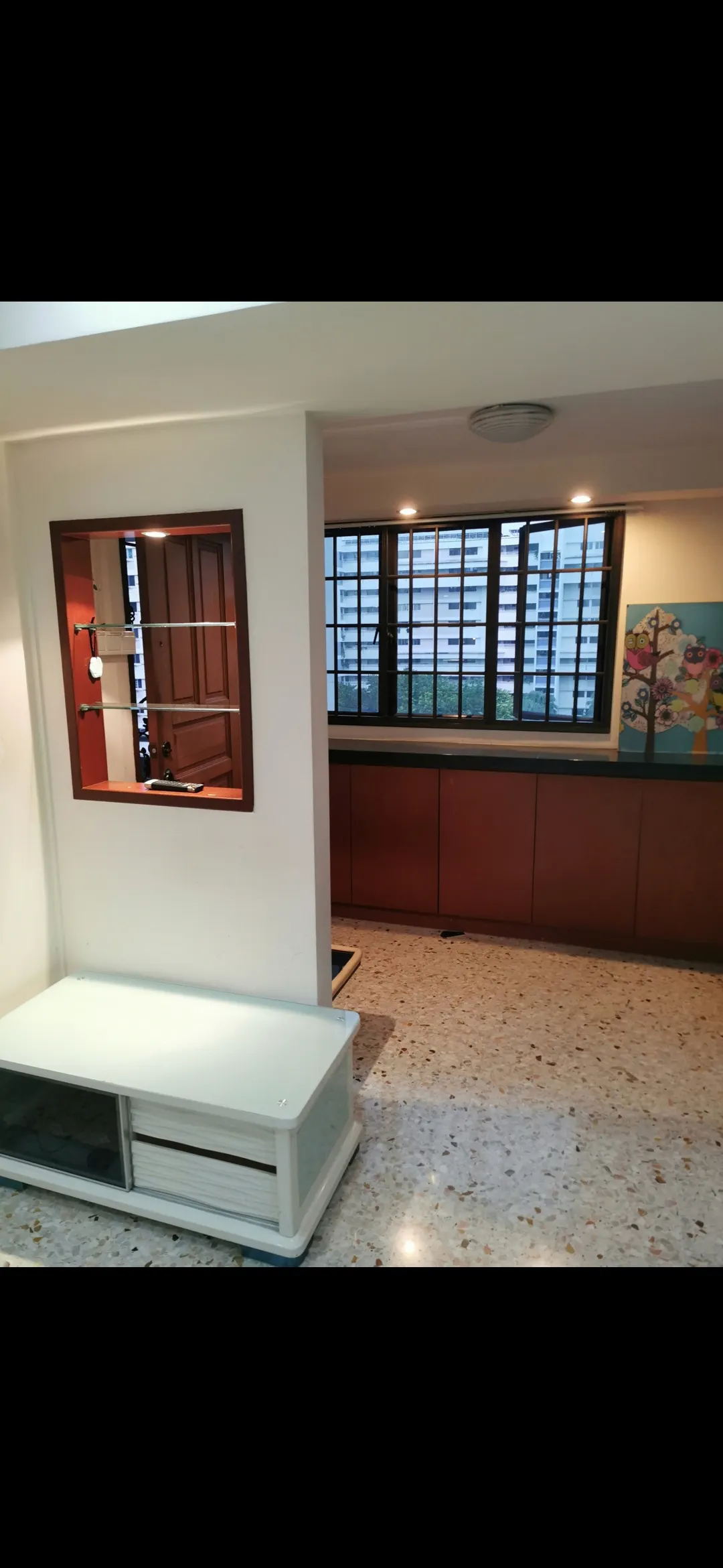 Customer home photo 1: Nice design with modern look. Sturdy wood which should be long lasting