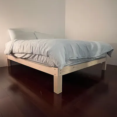 Customer home photo 3: The Katana bed stood out immediately because it's so easy to assemble and offers excellent value, the quality is quite impressive for the price. It was an easy choice for us, needing a reliable bed quickly after moving. This is definitely a great buy for anyone seeking a straightforward, functional bed frame without fuss.