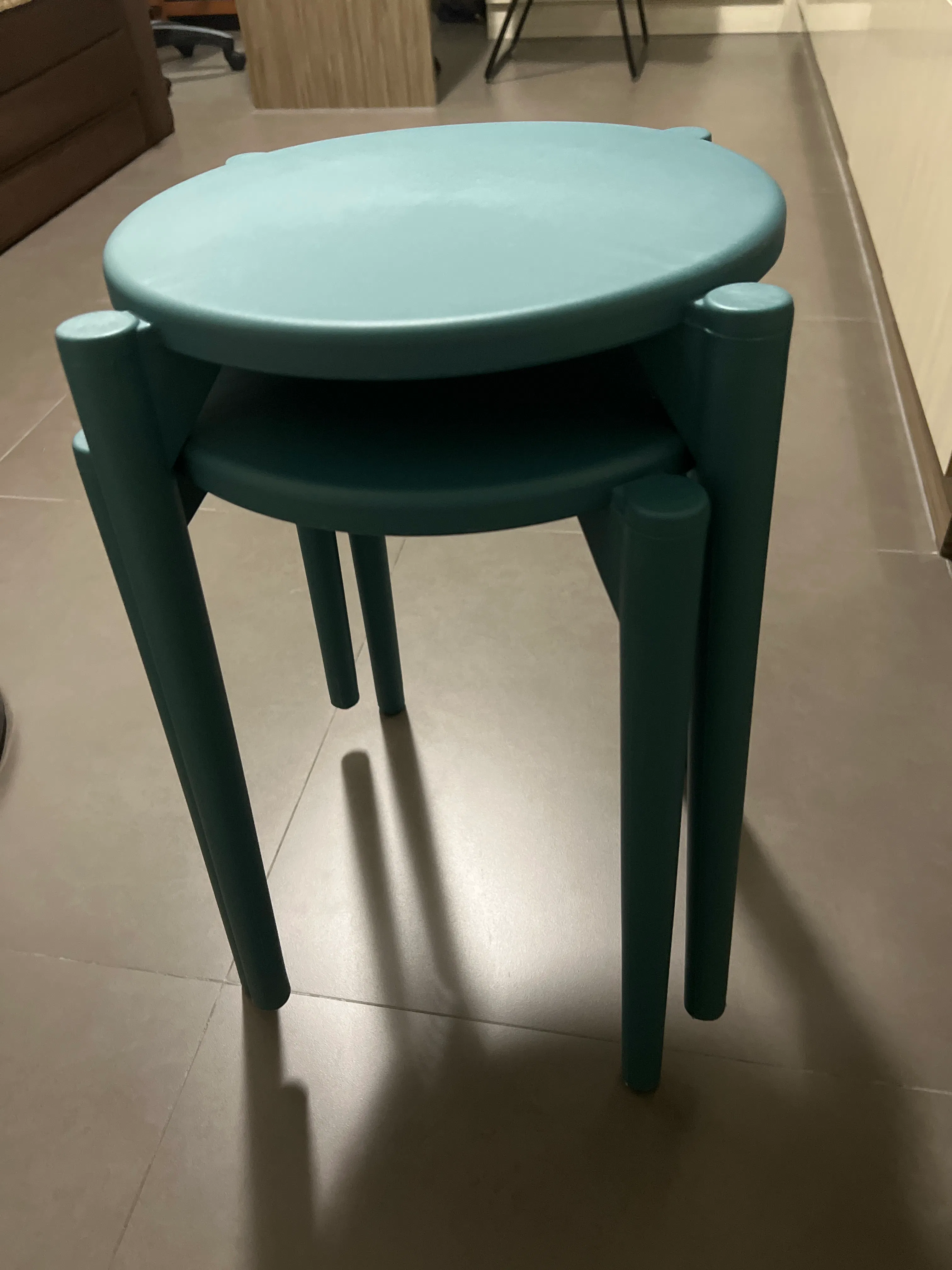 Customer home photo 3: Good quality. Easily stackable nice colour. Will buy again