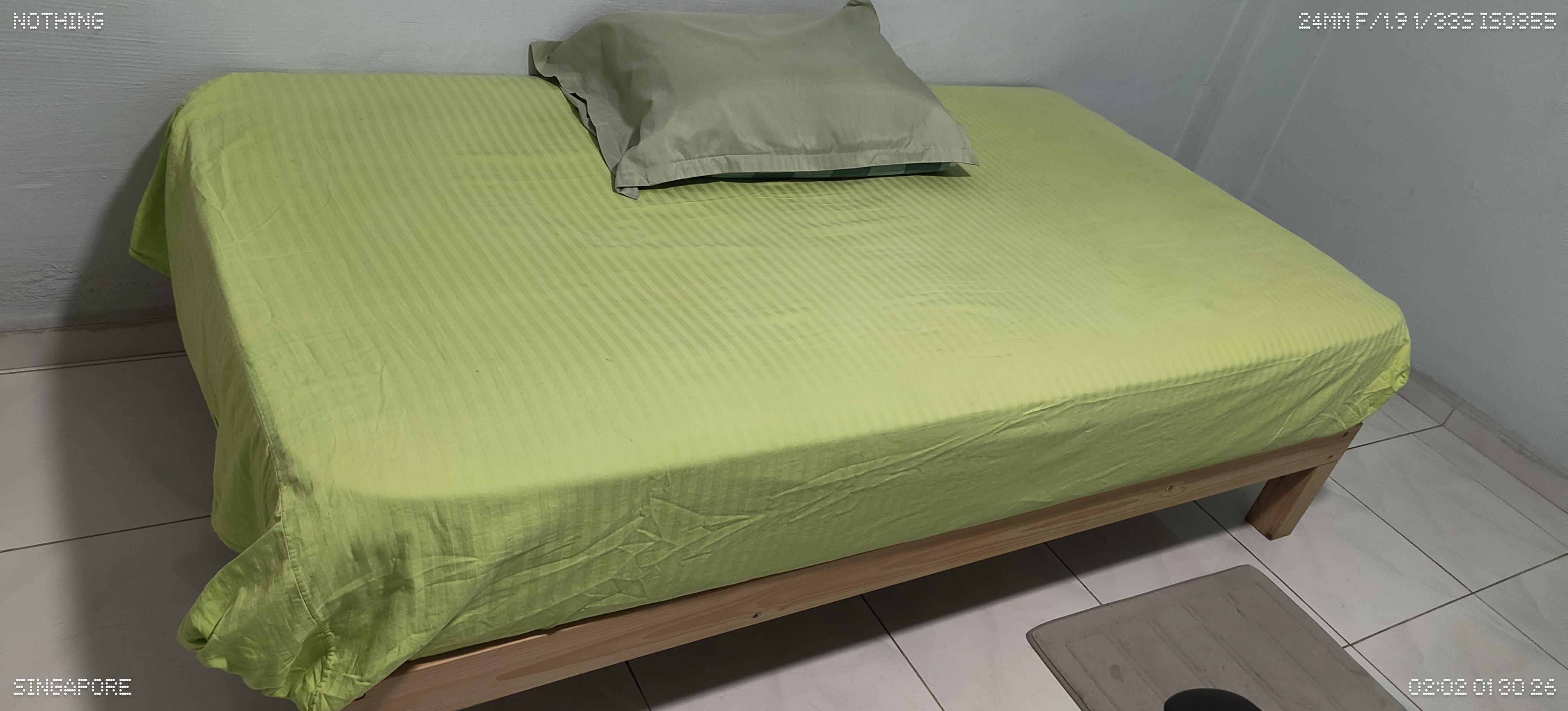 Customer home photo 2: Very stable and durable. Good pine wood.