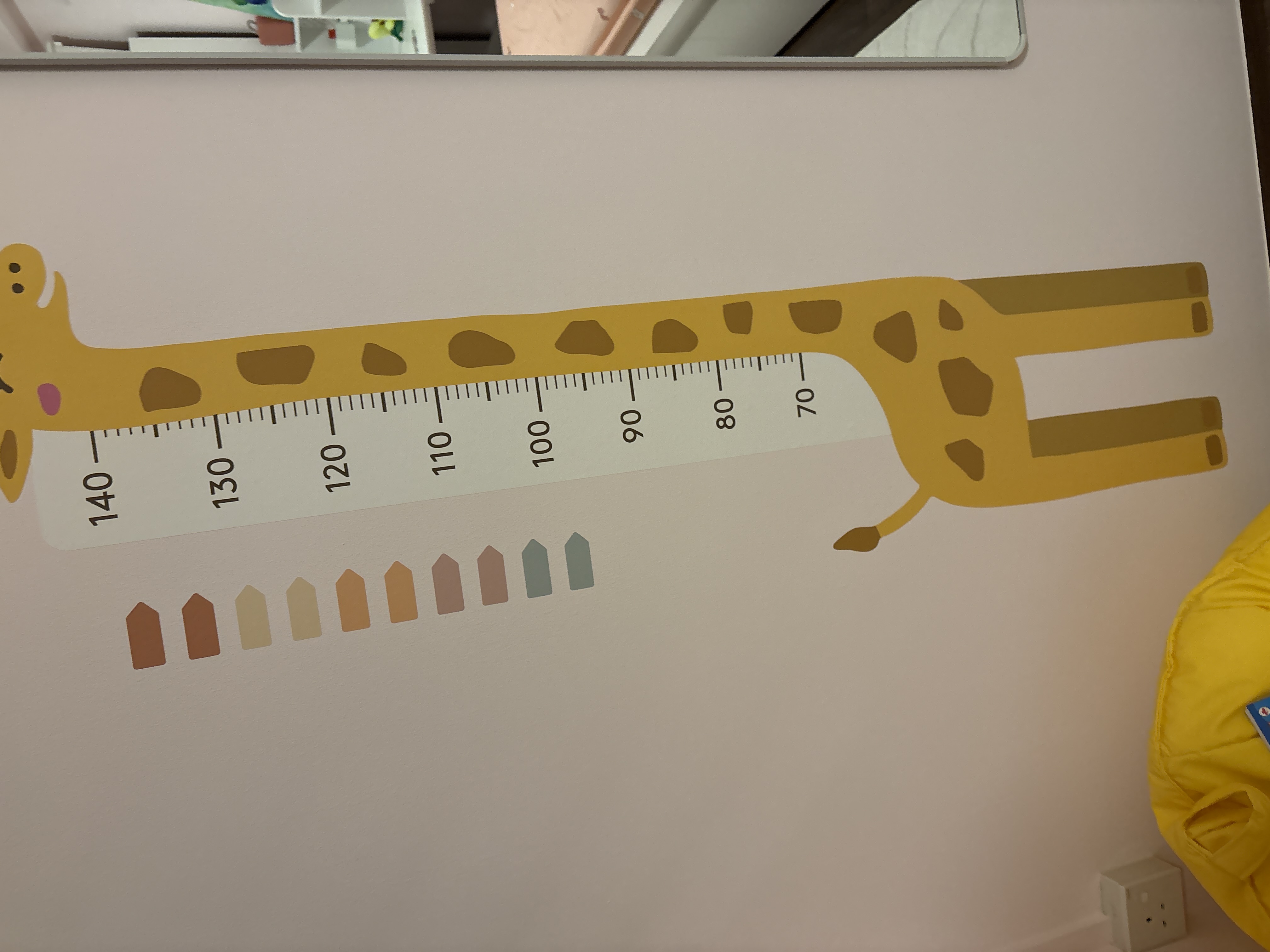 Customer home photo 1: Nice design and colour. But application of the decal is really tough. I recommend that Communa provides a service to help paste the decals.