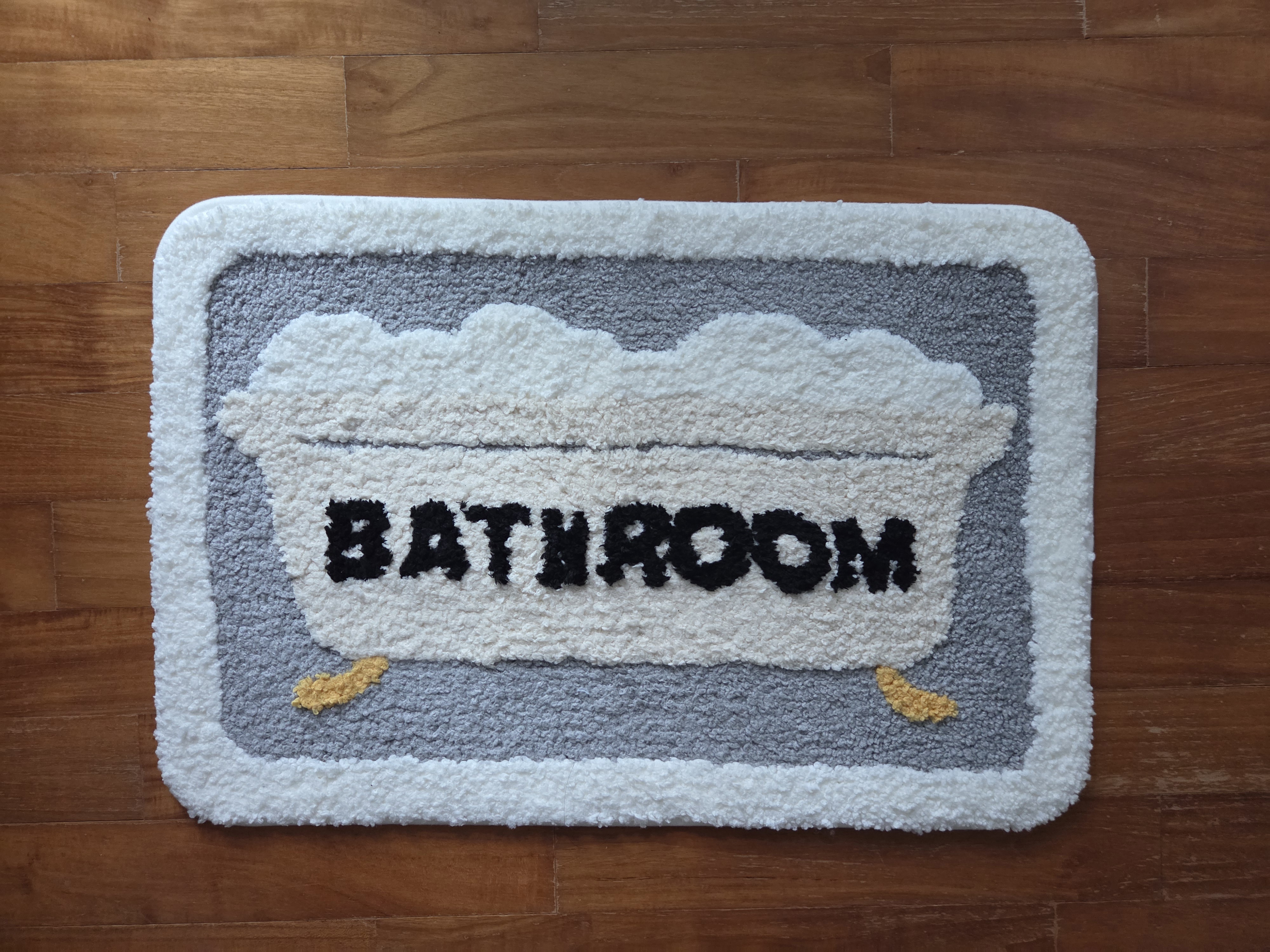 Customer home photo 4: Very cute floormat. Good quality