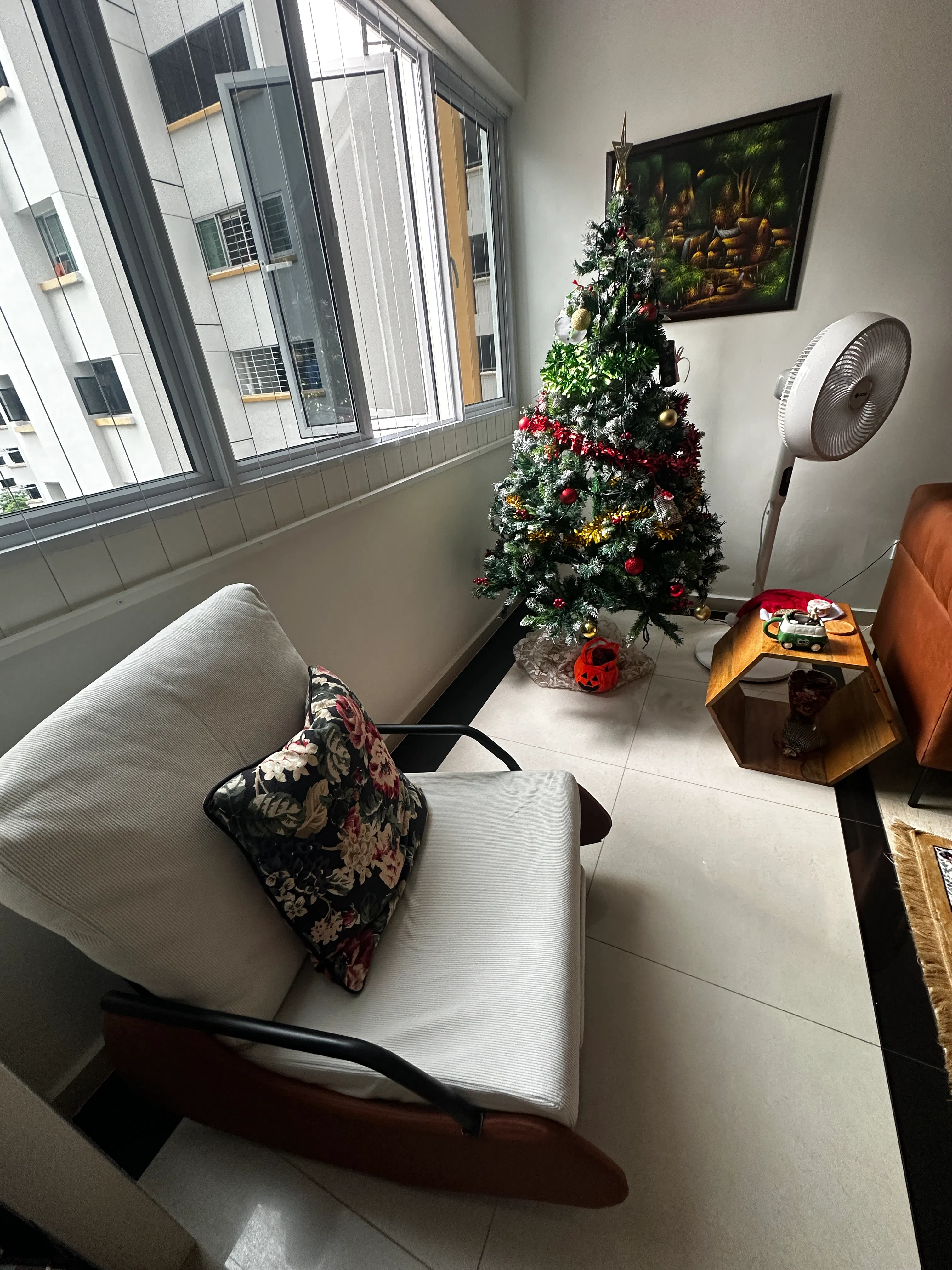 Anisa Rocking Lounge Chair - Brown