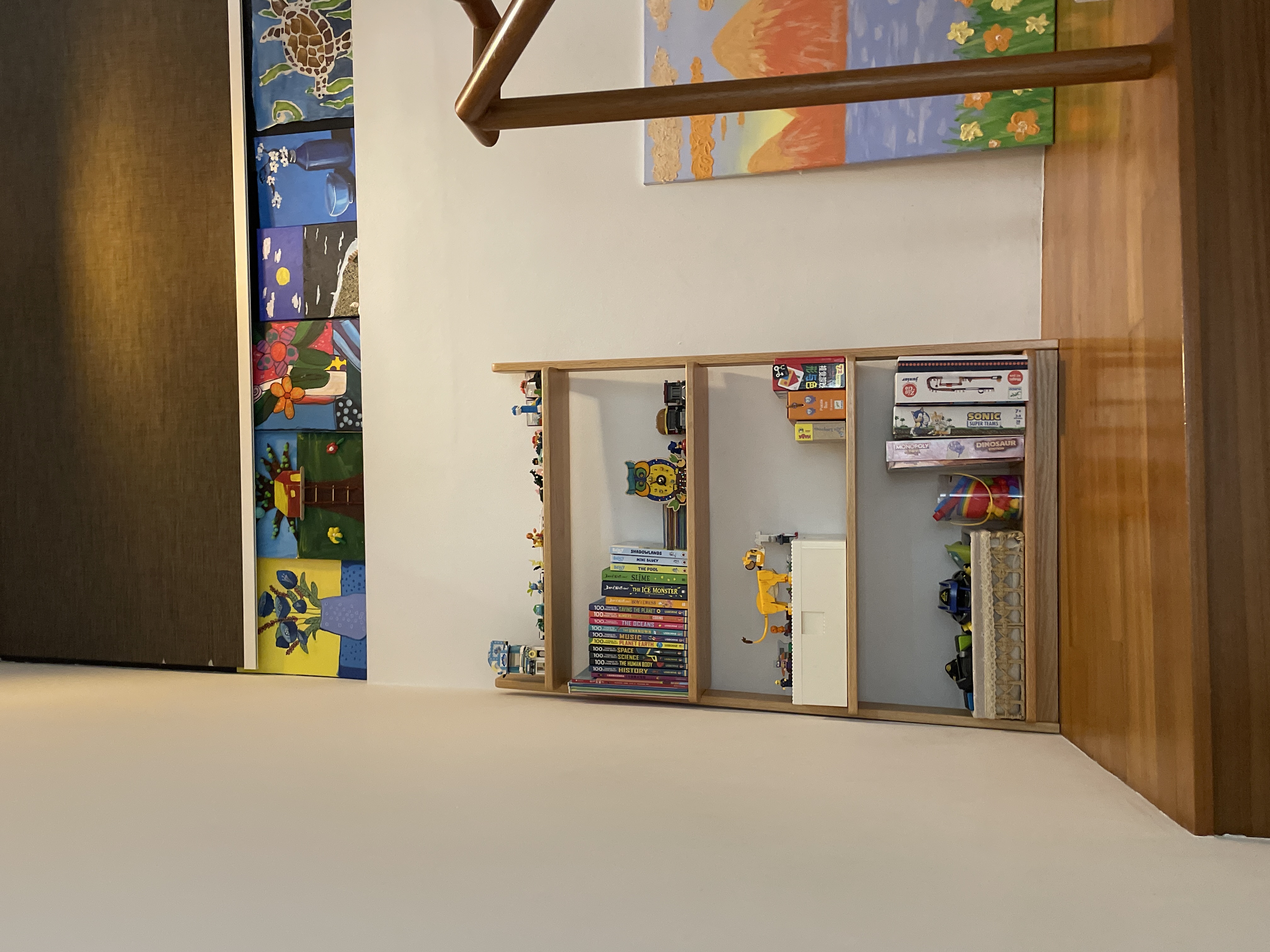 Customer home photo 1: Really nice shelf to keep the children’s random things ! Nice colour and sturdy structure z