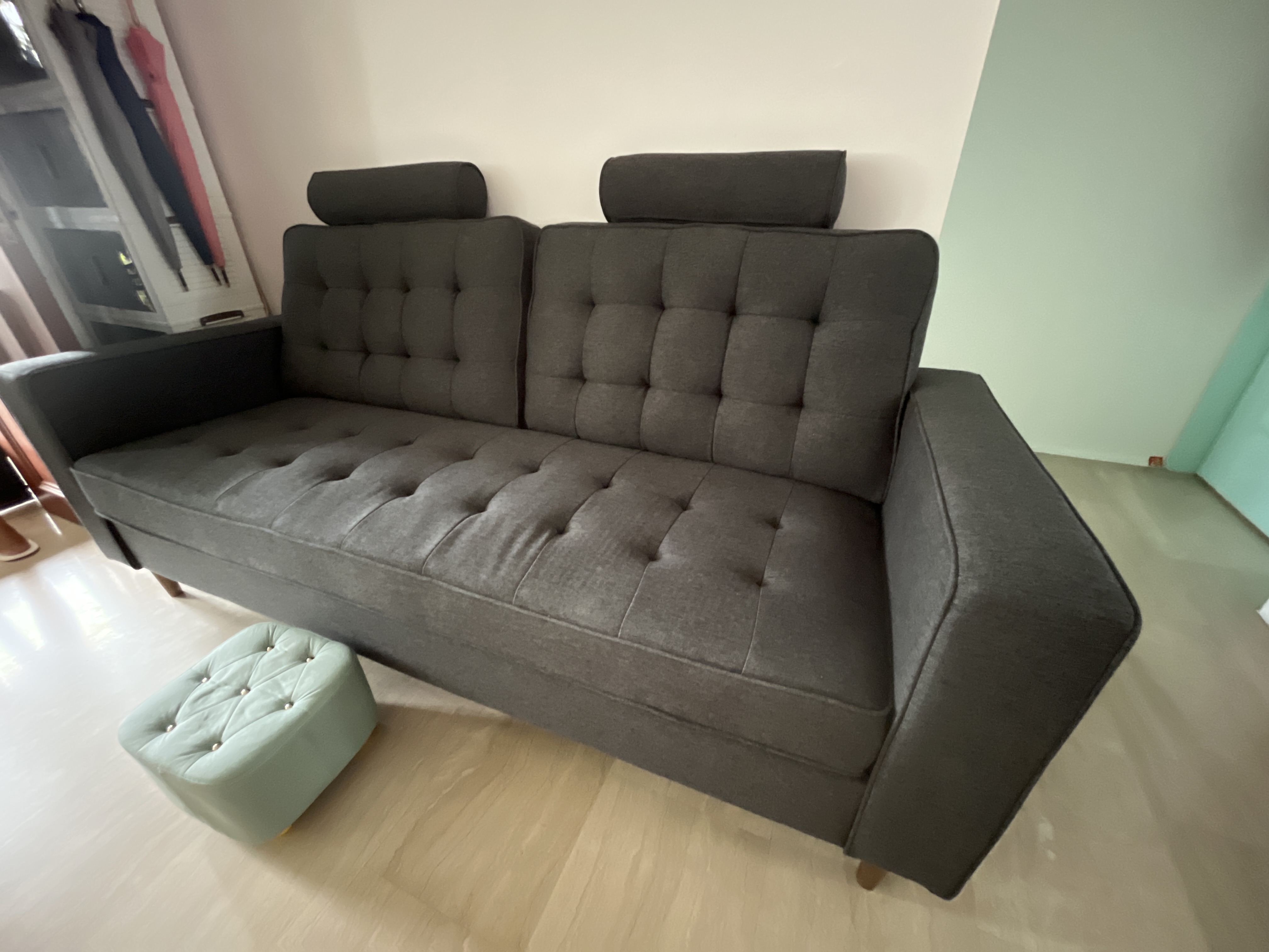 Customer home photo 5: Upon my mum’s request, we replaced our old sofa with the same design as my brother’s, which he bought from HipVan. She insisted on having the exact same model — and we’re glad we did. The design is stylish, comfortable, level of firmness is just right, and we're very satisfied with the purchase