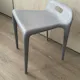 Tyson Backrest Stackable Stool - Lilac Grey