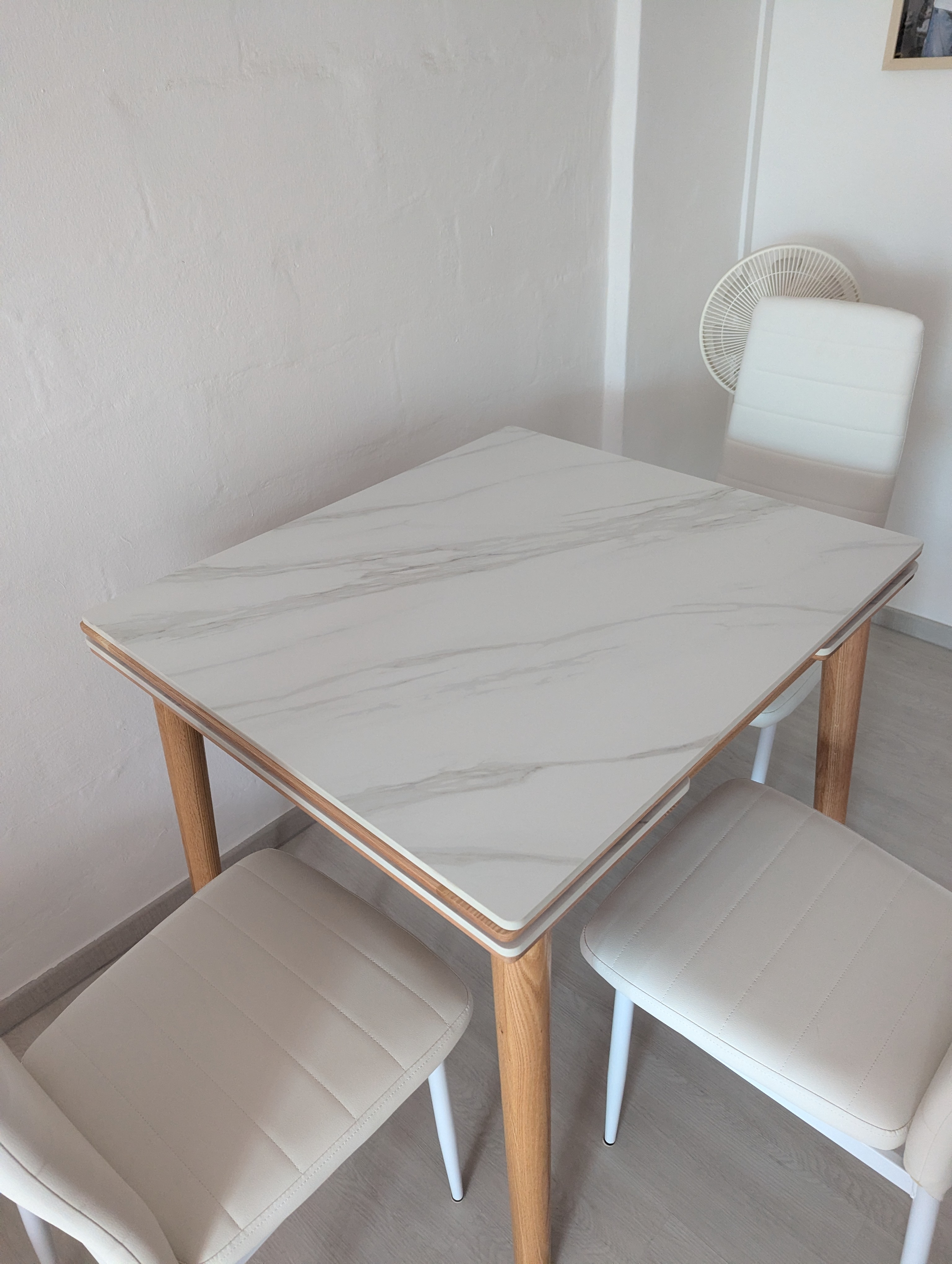 Fidela Extendable Dining Table 0.9m-1.5m (Sintered Stone)
