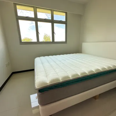 Customer home photo 14: Comfy! Great support for my back. Didnt know that less than $1800 mattress can perform equally good as a $4k mattress!