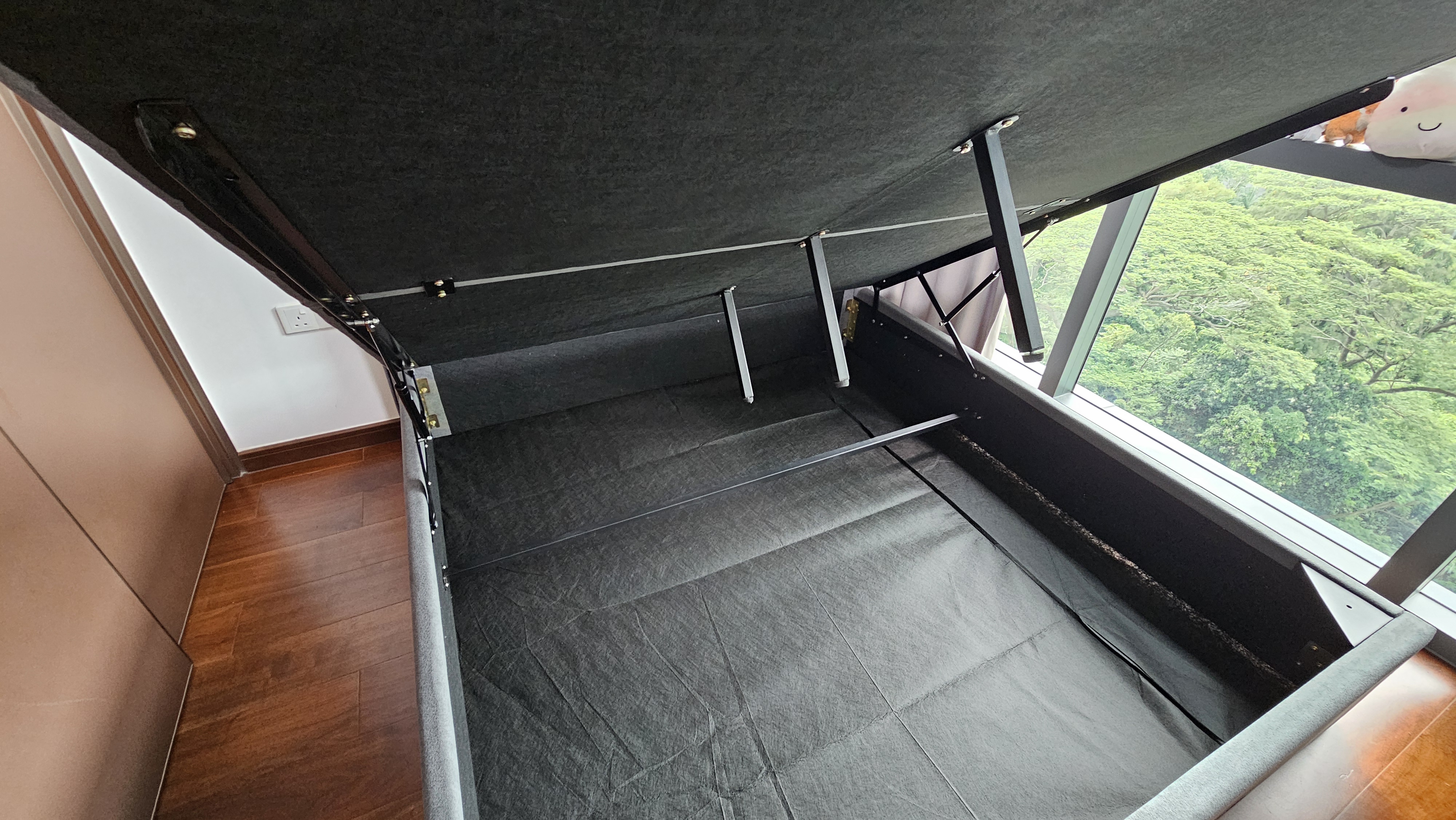 Arthur King Storage Bed - Urban Grey (Fabric)