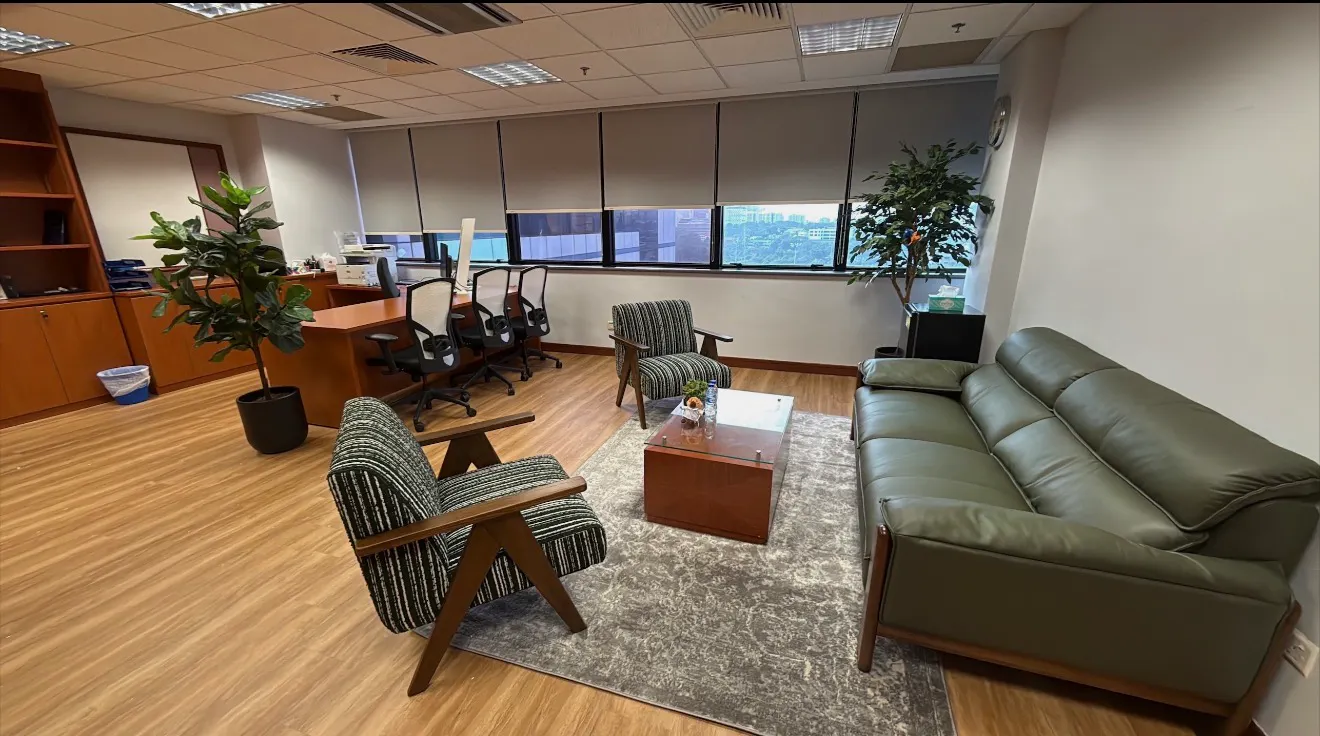 Customer home photo 1: It matches my boss office aesthetics..love the chair