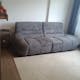 Tara 3 Seater Extended Sofa - Dark Grey