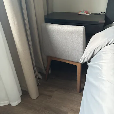 Customer home photo 3: used this as a guest room chair and love it!