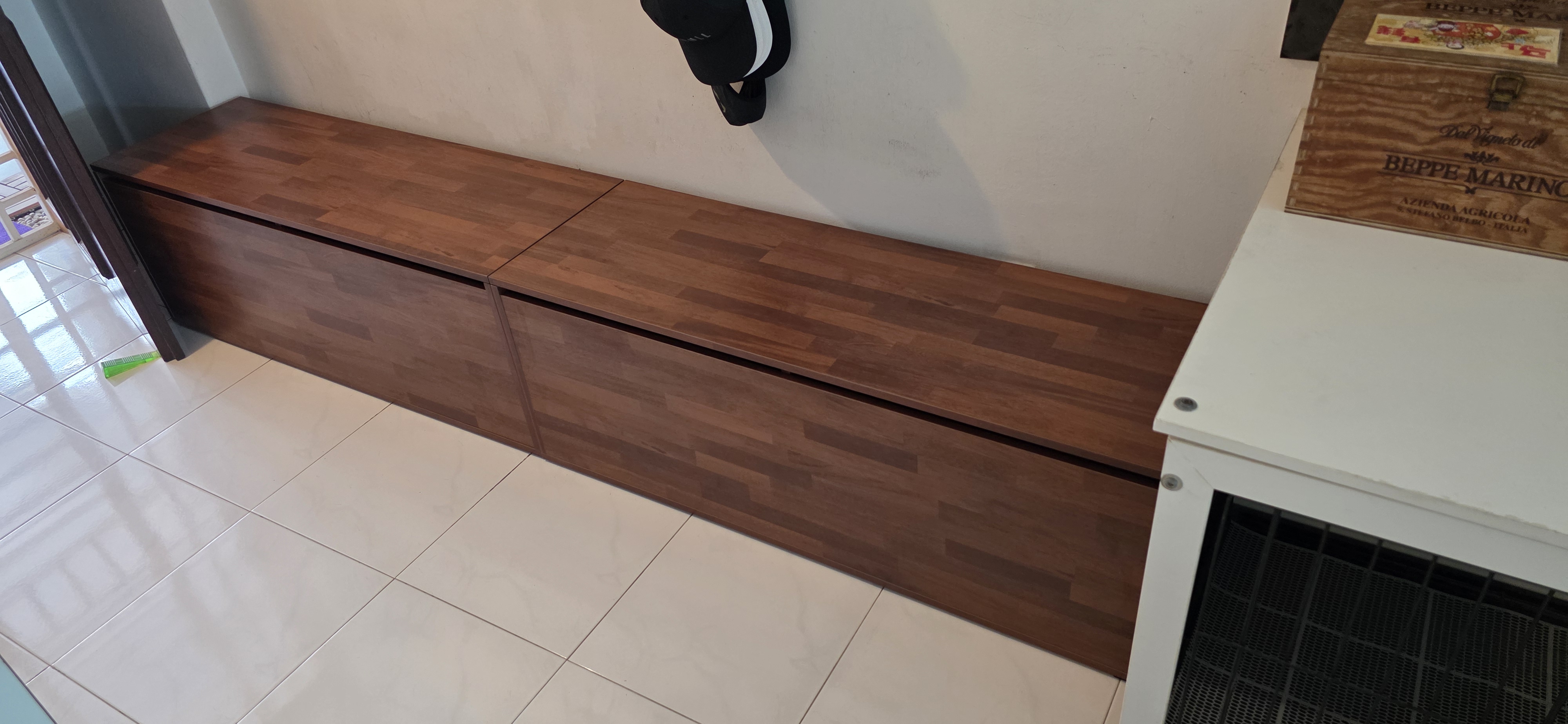 Benno Modular Storage Bench 1.2m - Walnut