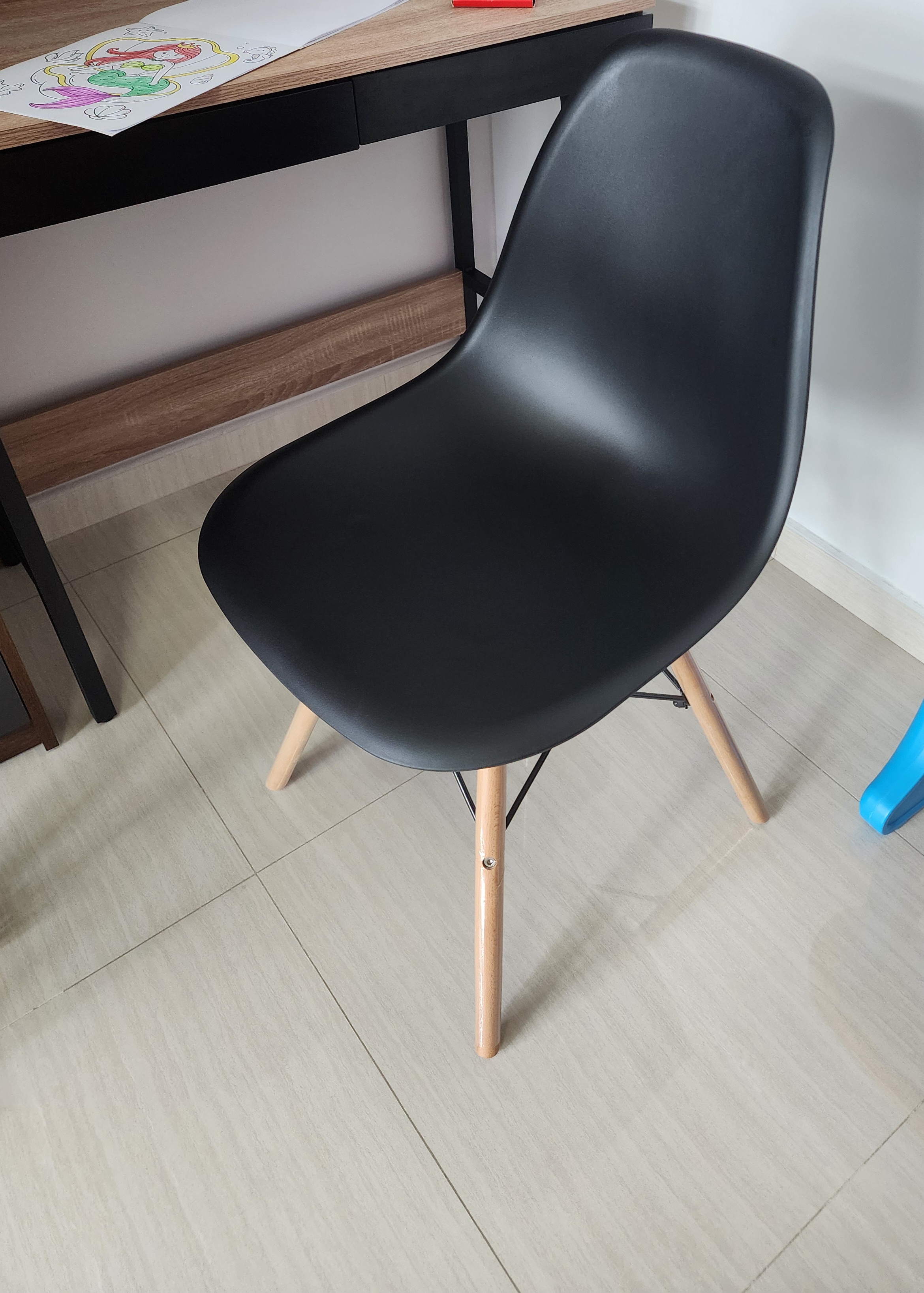 Customer home photo 28: Bought this chair to match with the study table,luckily got it right and height and design just match the table for my girl