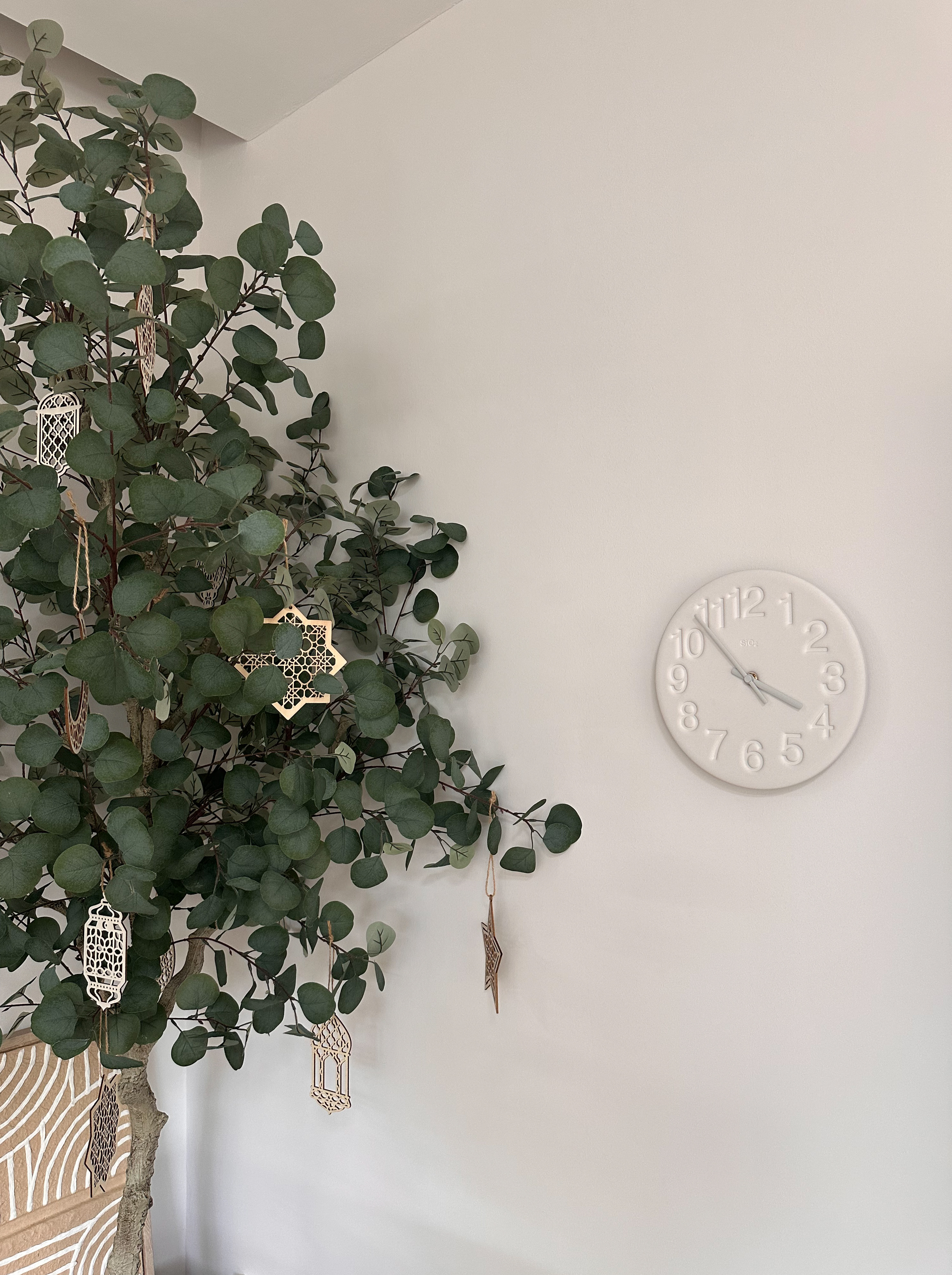 Customer home photo 1: Finally a clock that is minimalist and suits our aesthetics to a T! Truly a beautiful piece and the quality is amazing (it's made in stone!)