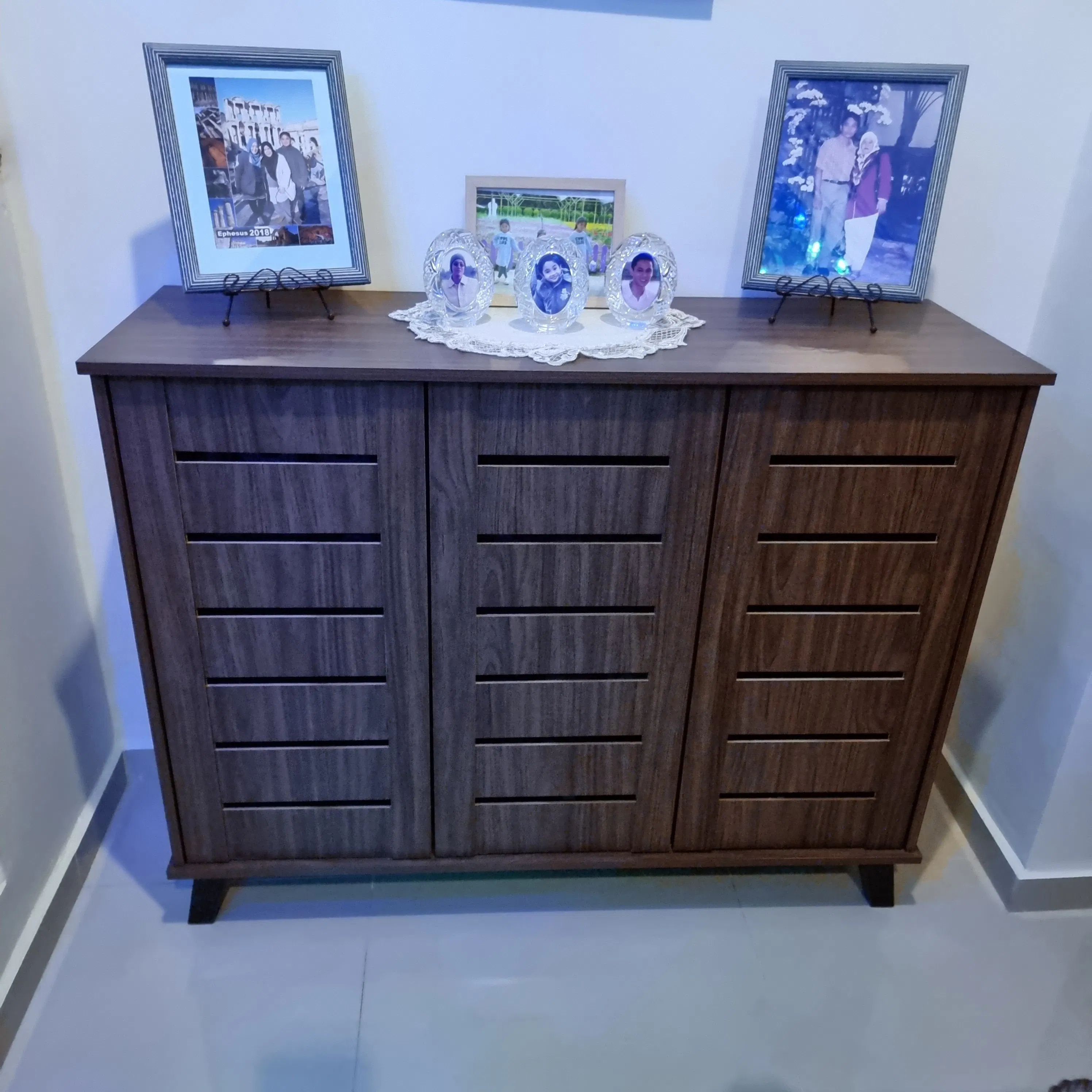 Customer home photo 5: Items received in great condition.
Great quality & great display.
Excellent service & smooth delivery. All fixed nicely.