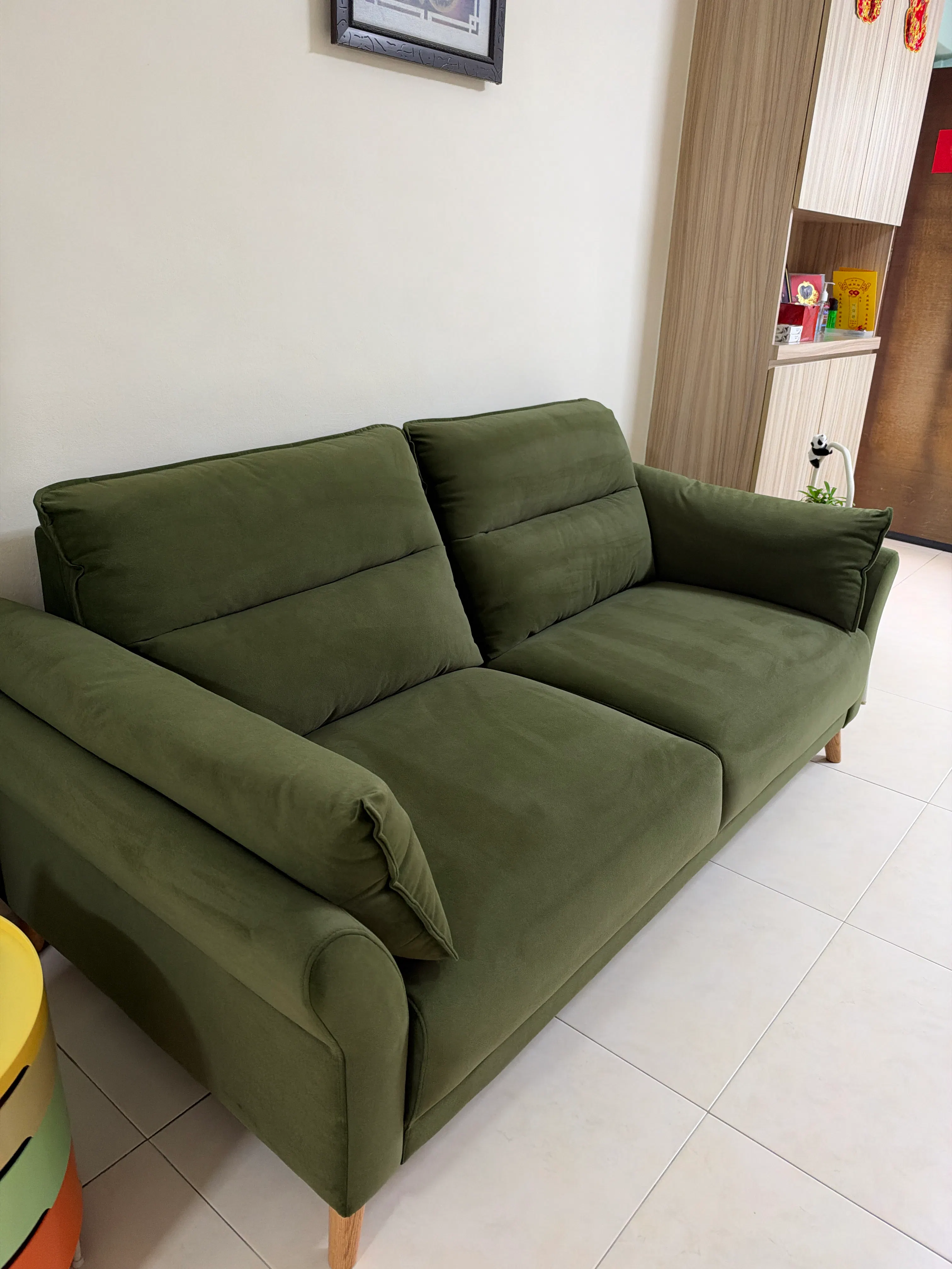 Gedelle 3 Seater Sofa - Green (Pet Friendly)