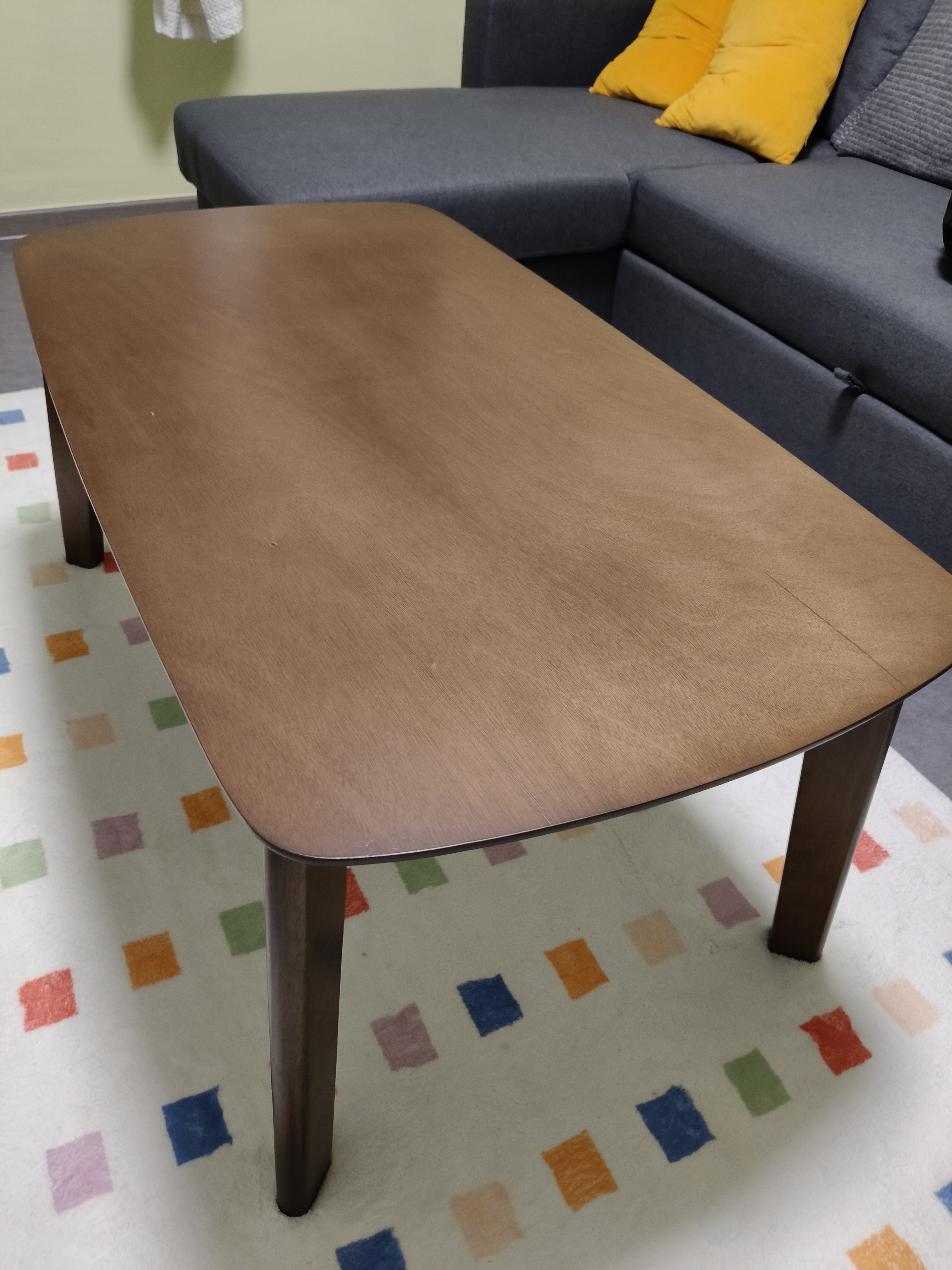 Hiace High Coffee Table - Walnut