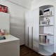 Miah 3 Door Wardrobe with Open Shelves - White