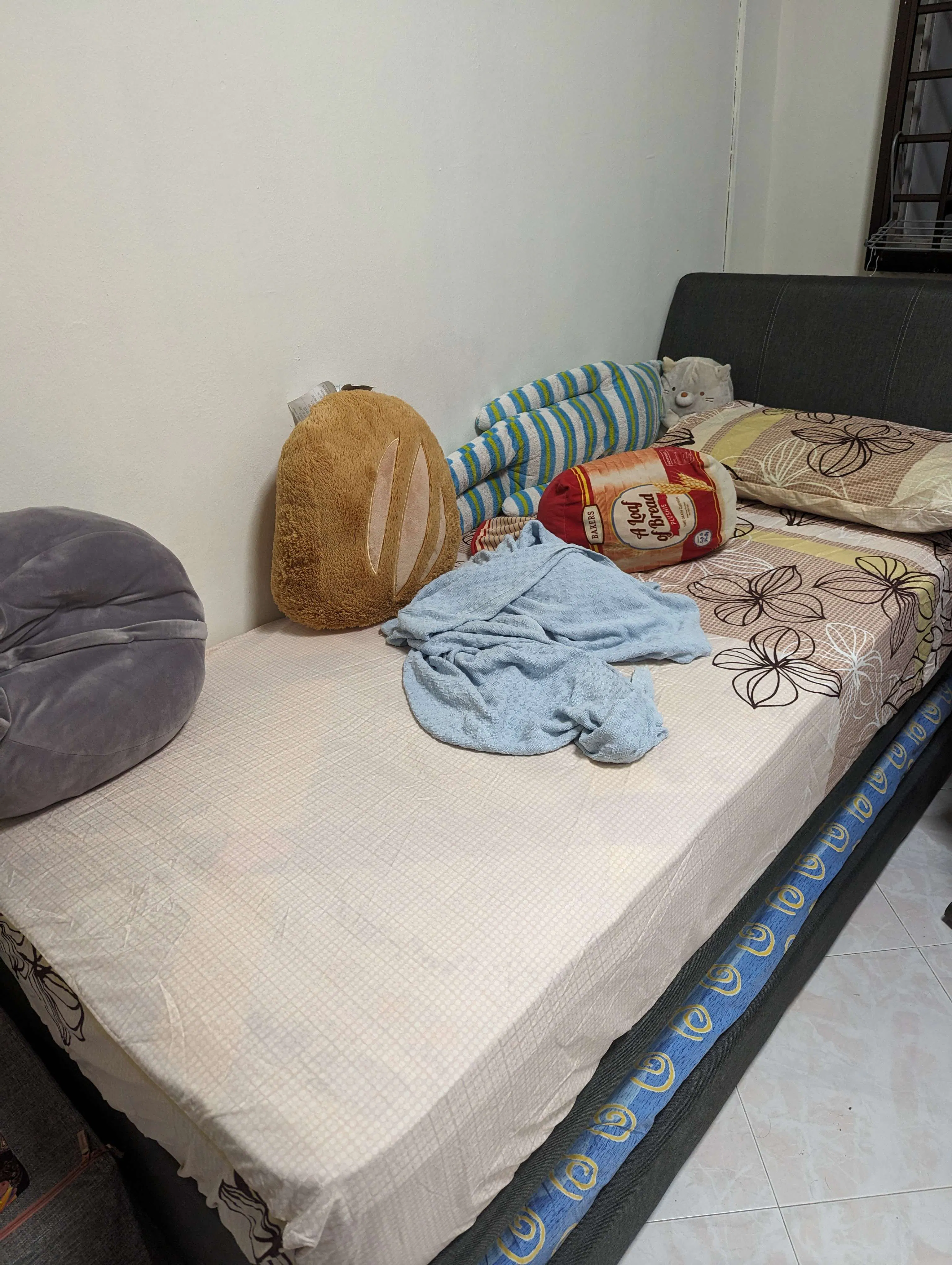 Customer home photo 17: Tried it 1st night, quite comfortable. Might be too stiff for some people but probably because it is brand new, requires seasoning and softening after awhile