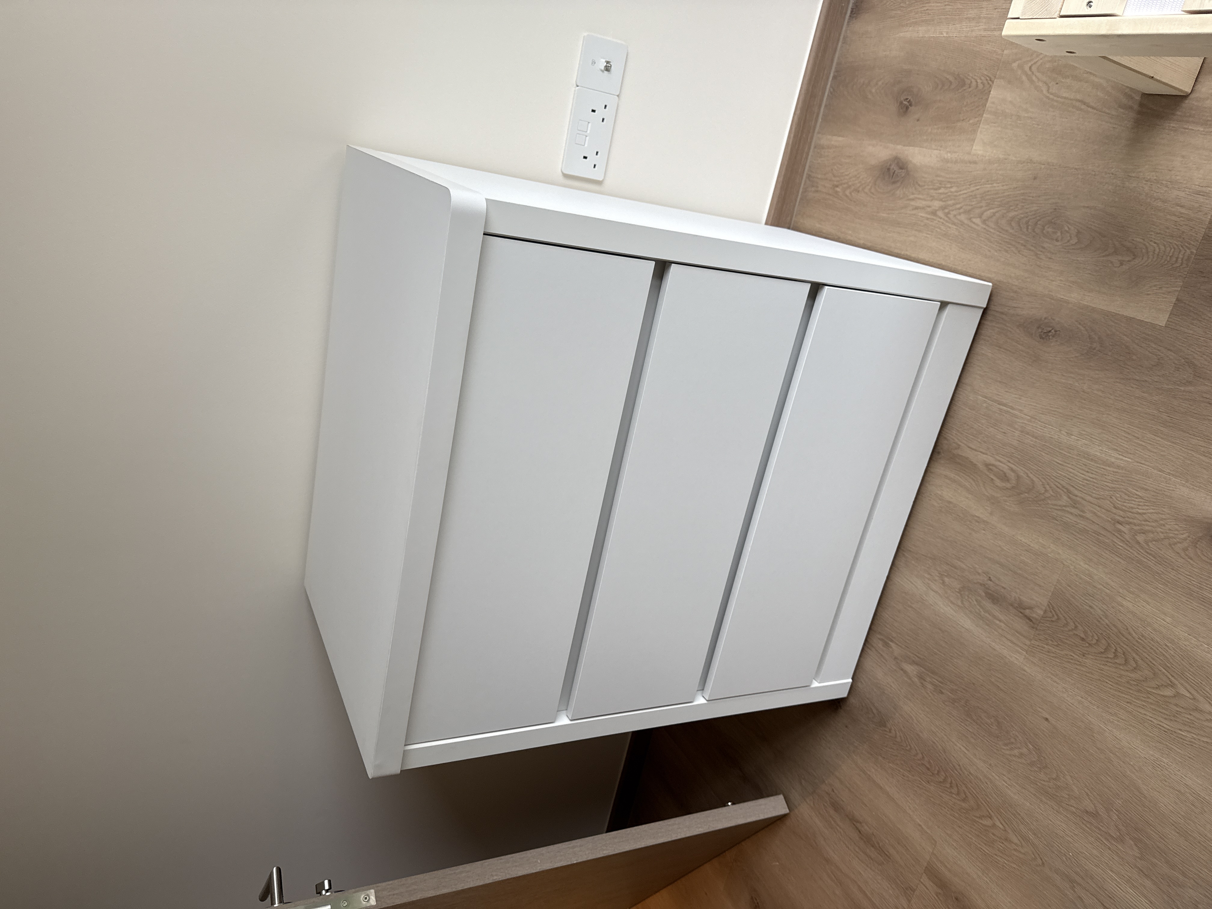 Kye 3 Drawer Chest 0.8m - White