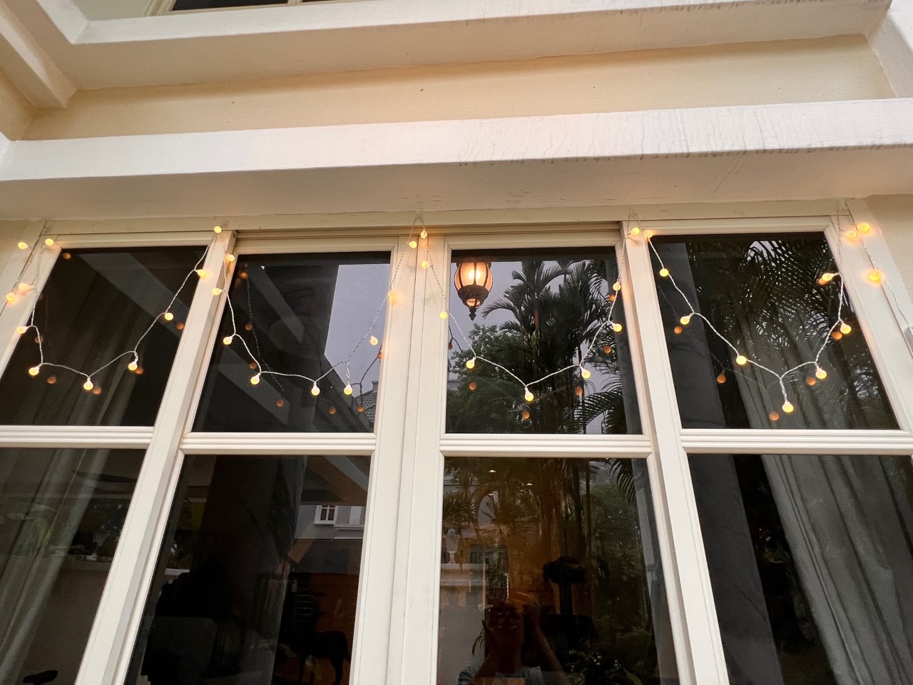 Customer home photo 1: I used this lights to decorate the back deck and they are so cozy.  I love the warm light, it completes your house into a home.