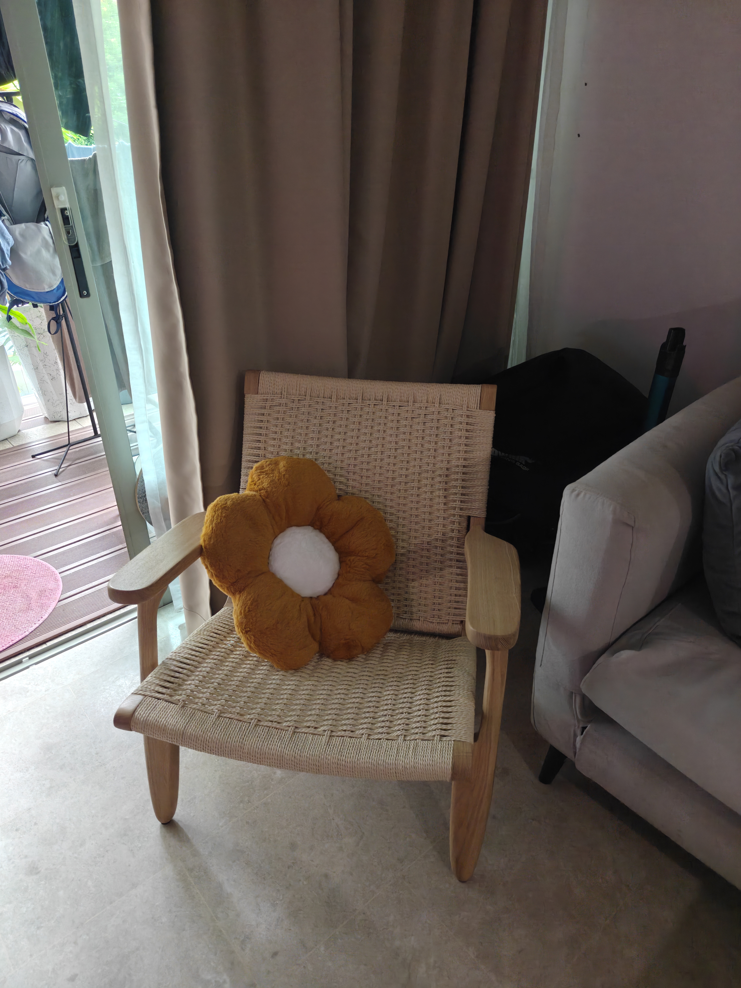 Customer home photo 1: Love the feel n comfort. Fits my living room nicely.
