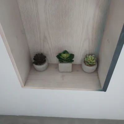 Customer home photo 4: Smaller than what we thought so must put the rest together to make them nicer.