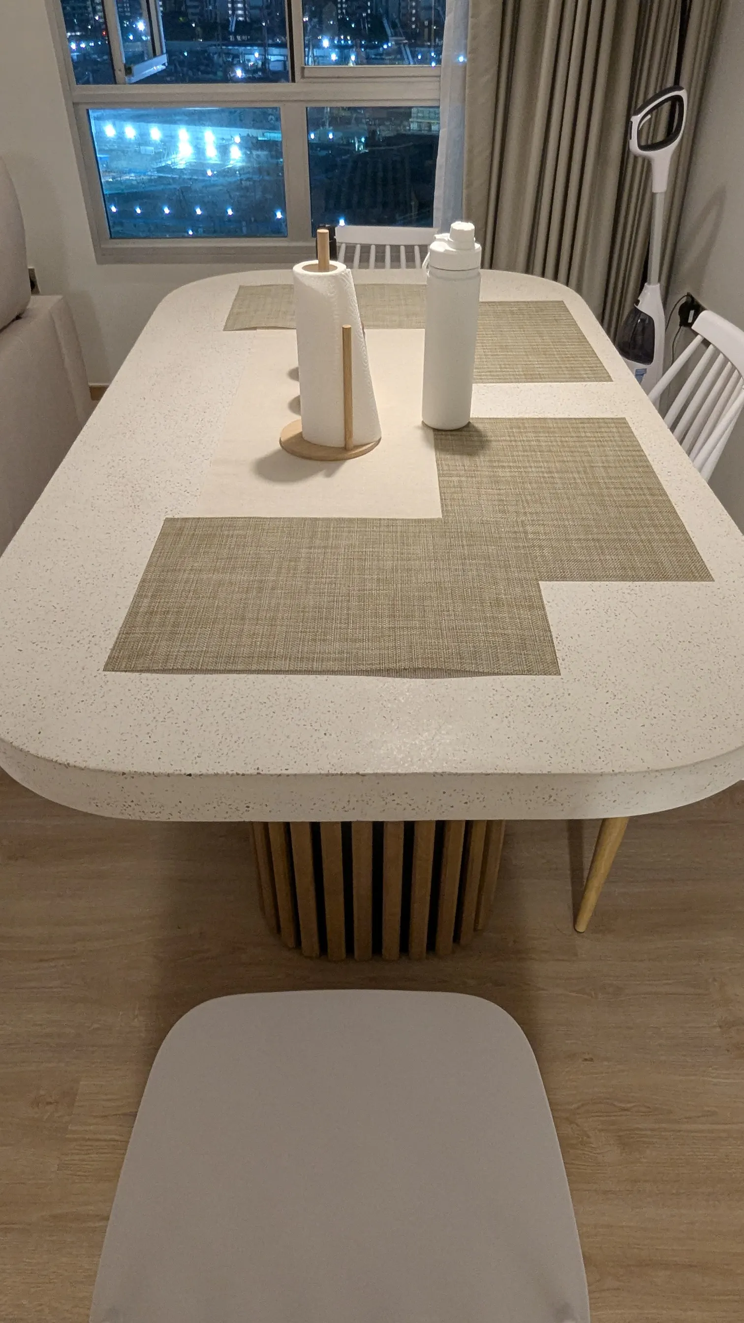 Customer home photo 3: Beautiful piece of furniture in our dining area. 

Wish we have bought the 1.8m.